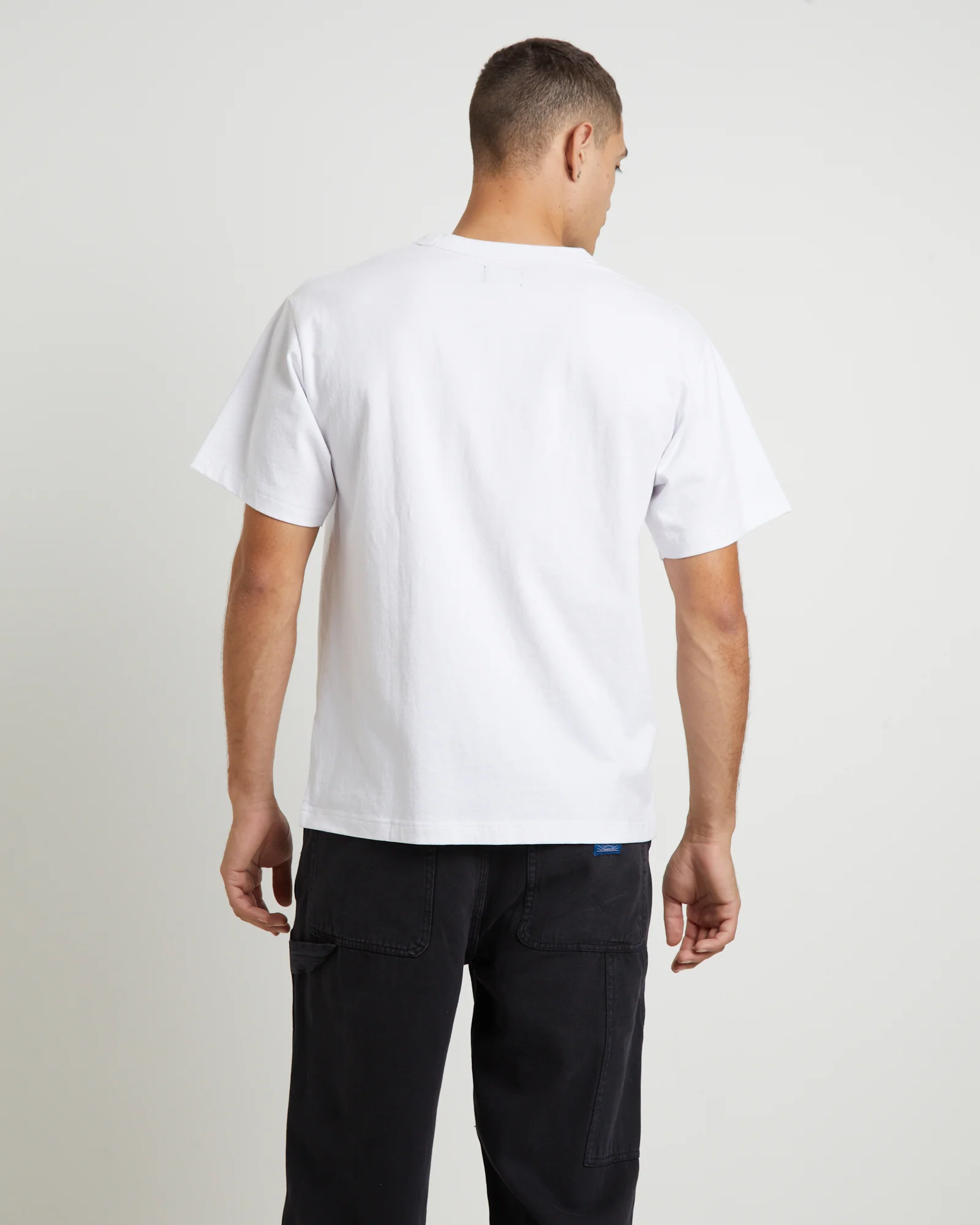 Blind As A Bat Short Sleeve T-Shirt in White - Image 2