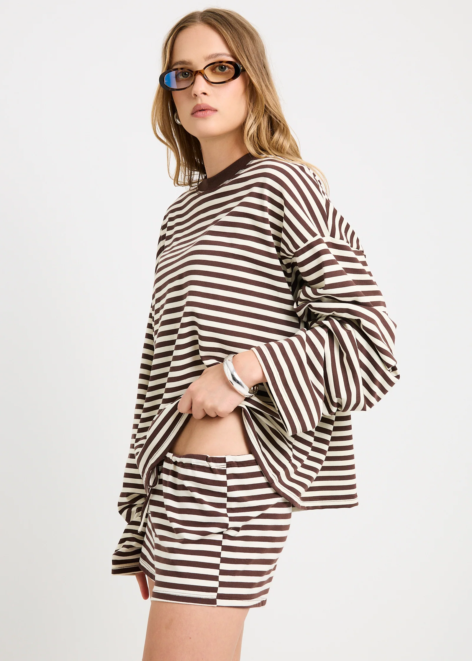 Bloom Long Sleeve Stripe Top - Image 4