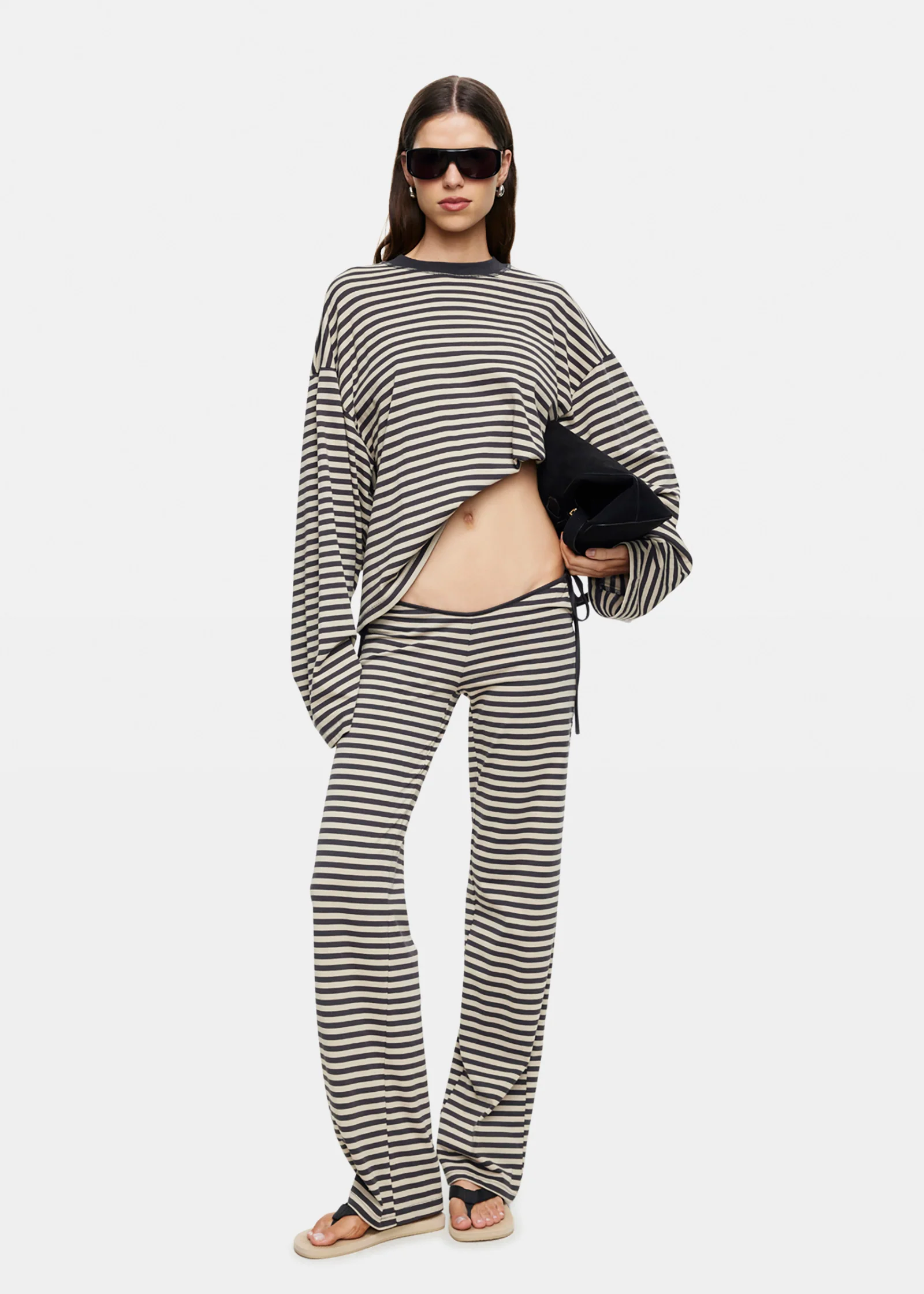 Bloom Long Sleeve Stripe Top - Image 2