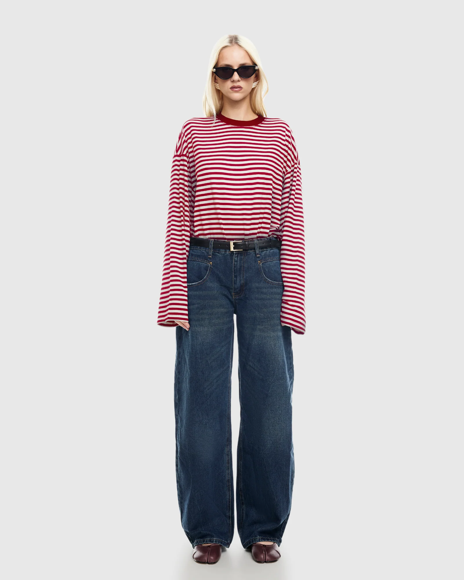 Bloom Long Sleeve Stripe Top - Image 3