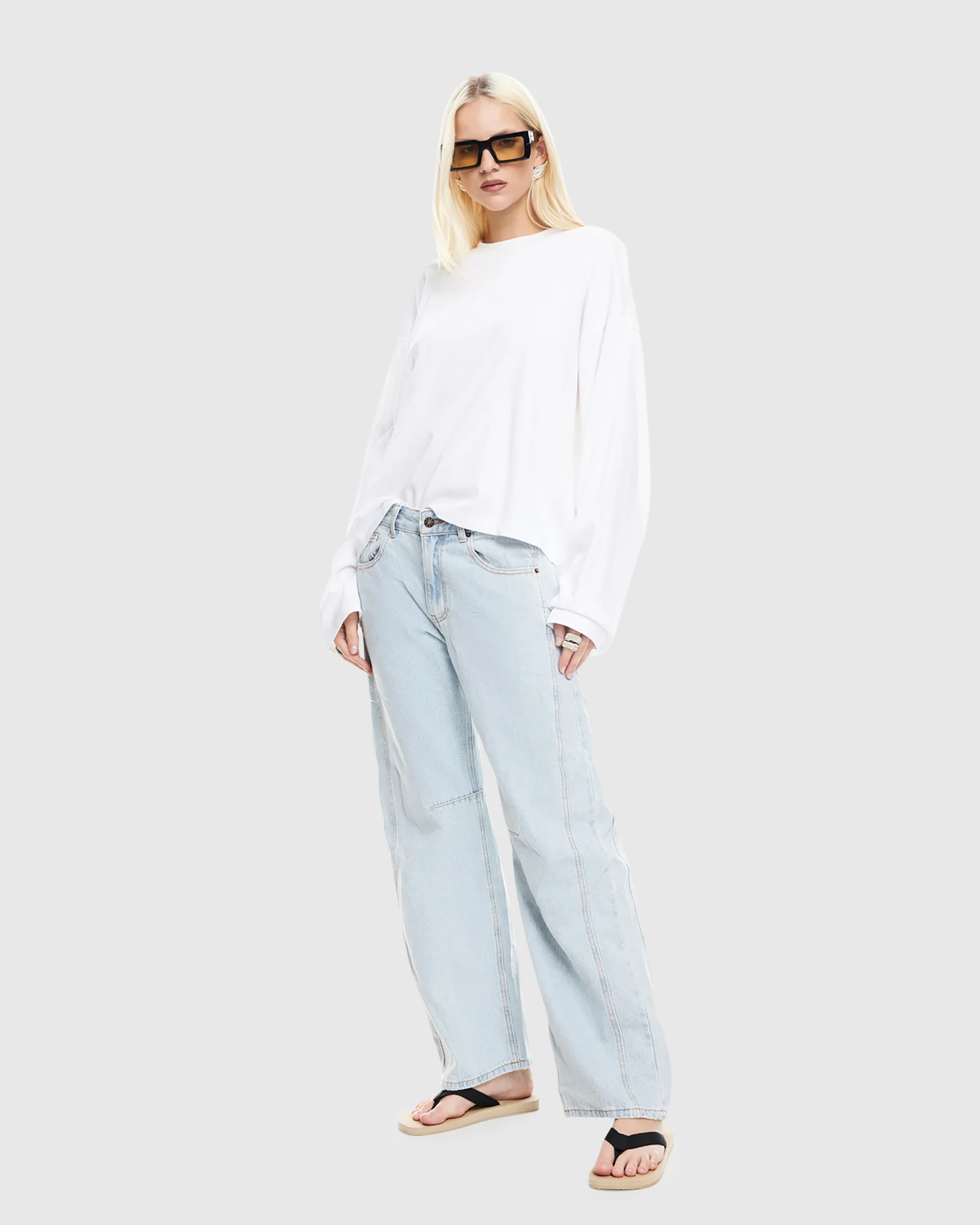 Bloom Solid Long Sleeve Top - Image 3