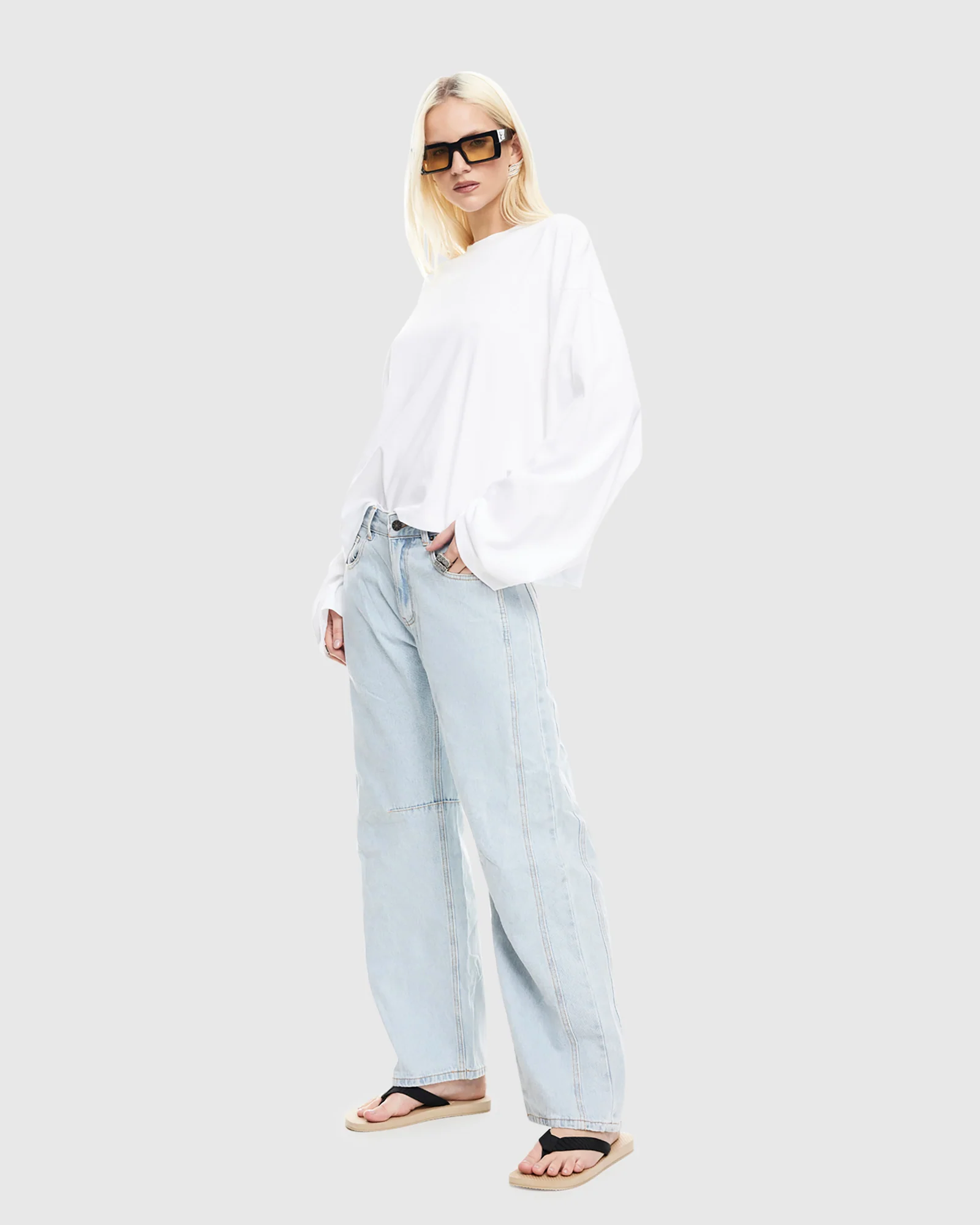 Bloom Solid Long Sleeve Top - Image 4