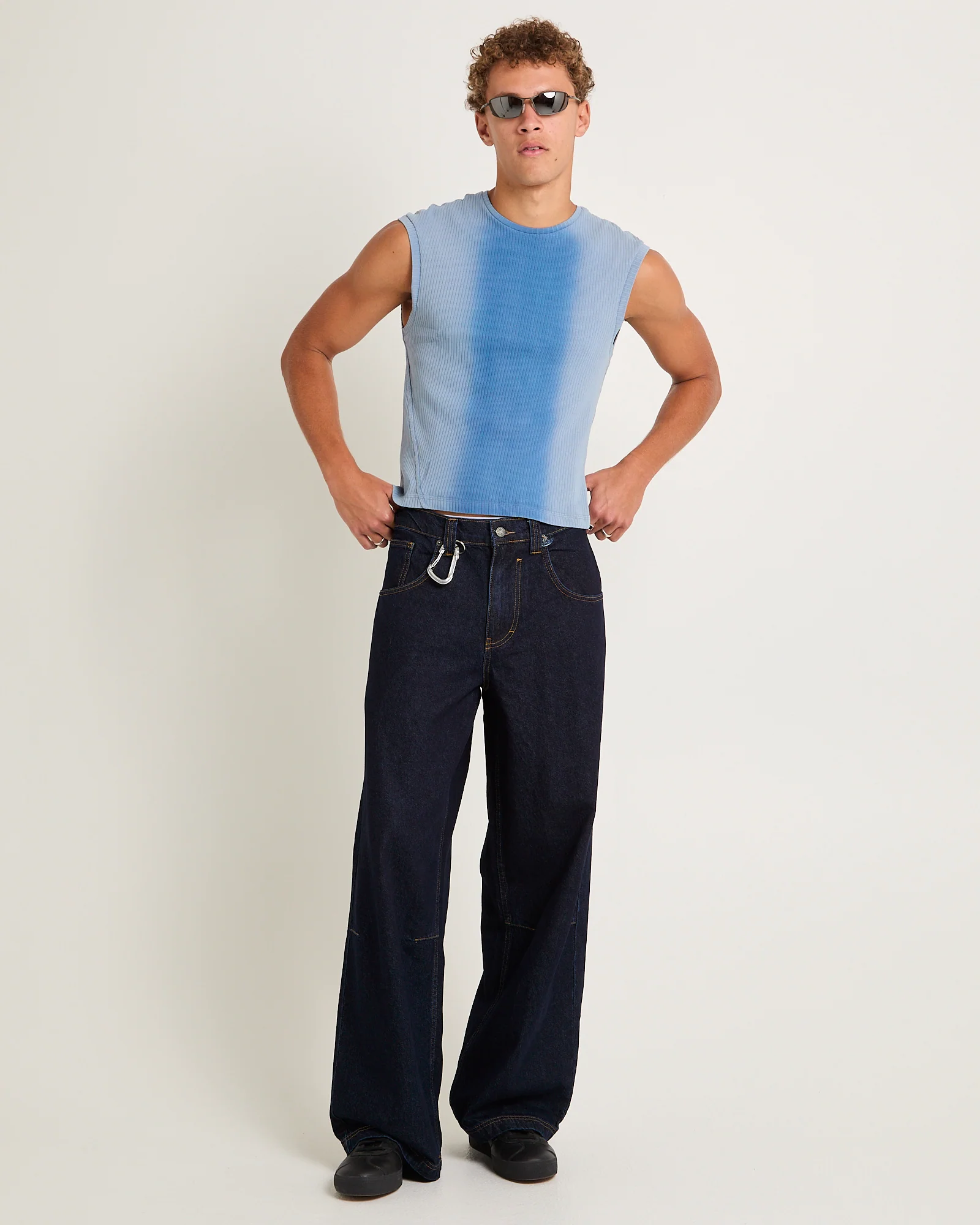 Blue Glare Tank Top - Image 3