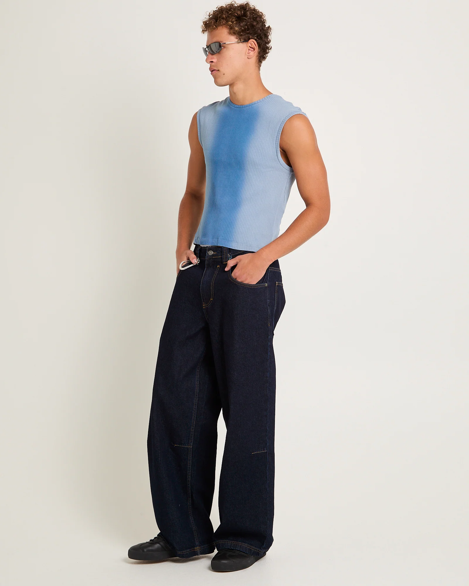 Blue Glare Tank Top - Image 4