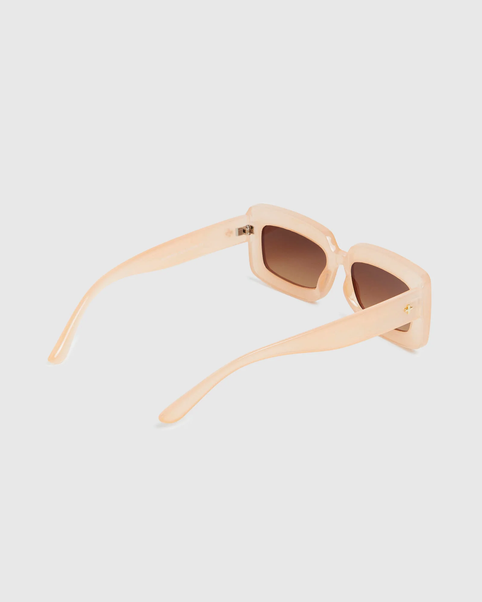 Blurred Sunglasses Peach/Brown - Image 3