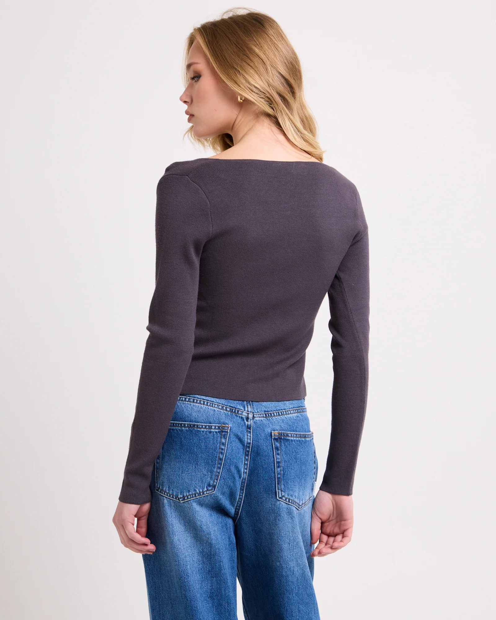 Bobbi Knit Open Front Top - Image 2