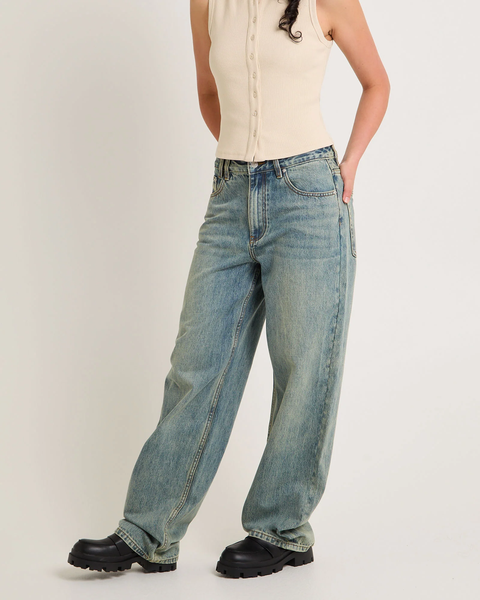 Bobby Baggy Dad Denim Jeans - Image 4