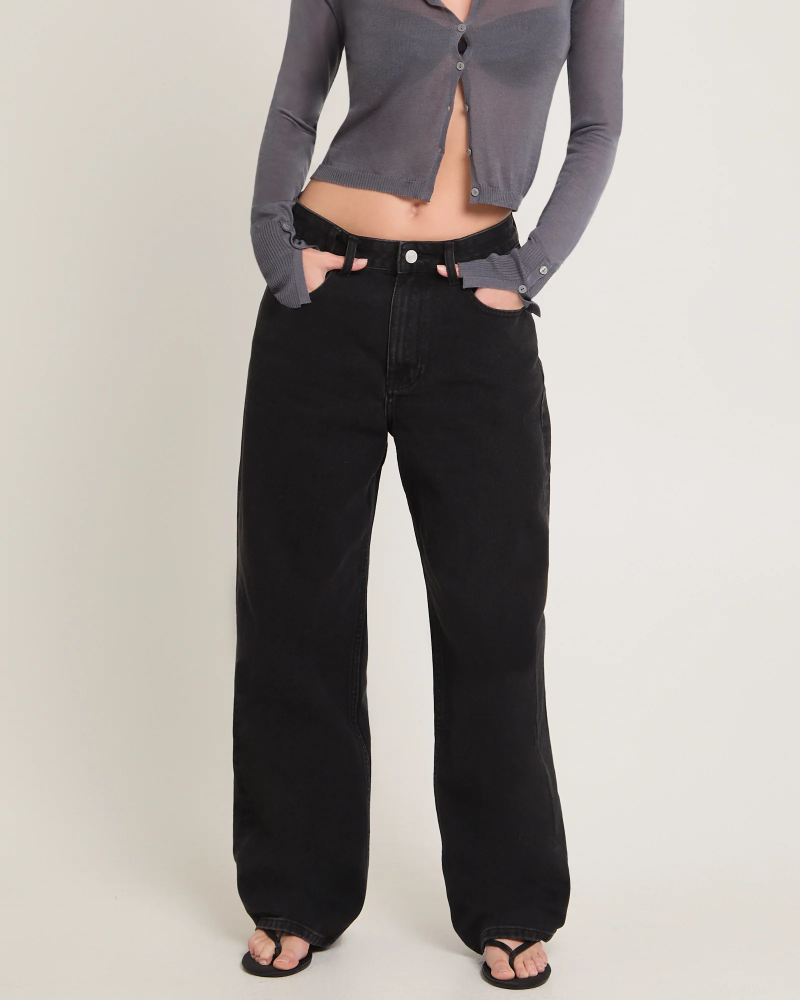 Bobby Baggy Dad Denim Jeans Petite - Image 2