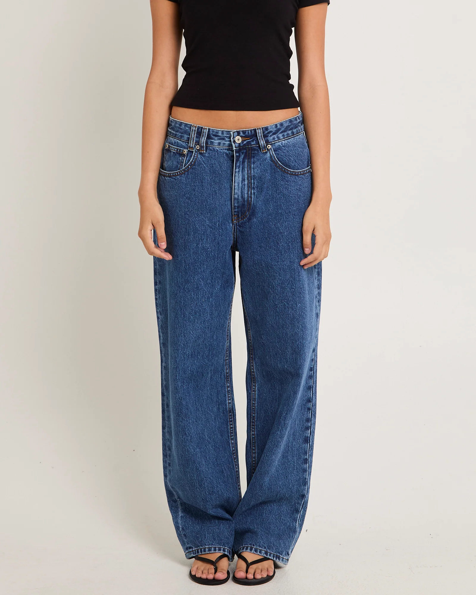 Bobby Baggy Dad Denim Jeans Petite - Image 3
