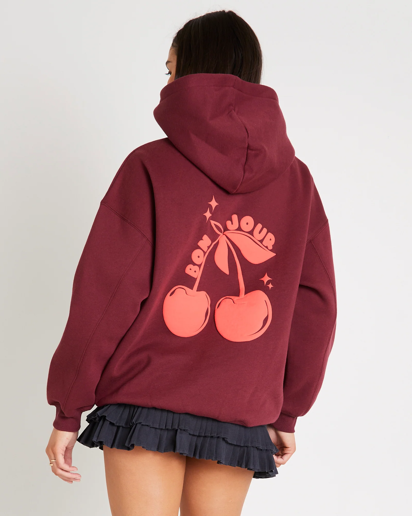 Bonjour Oversized Hoodie - Image 2