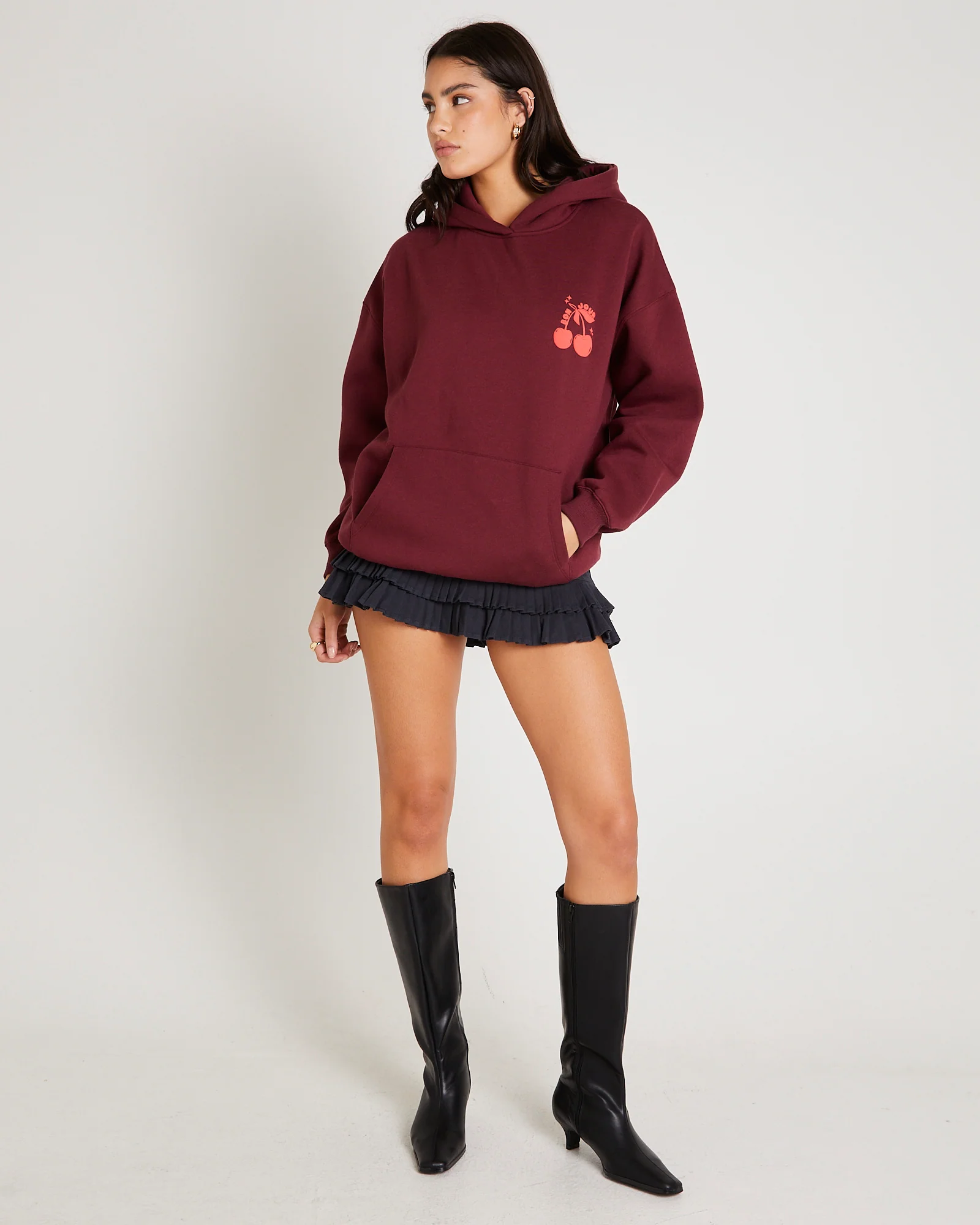 Bonjour Oversized Hoodie - Image 3