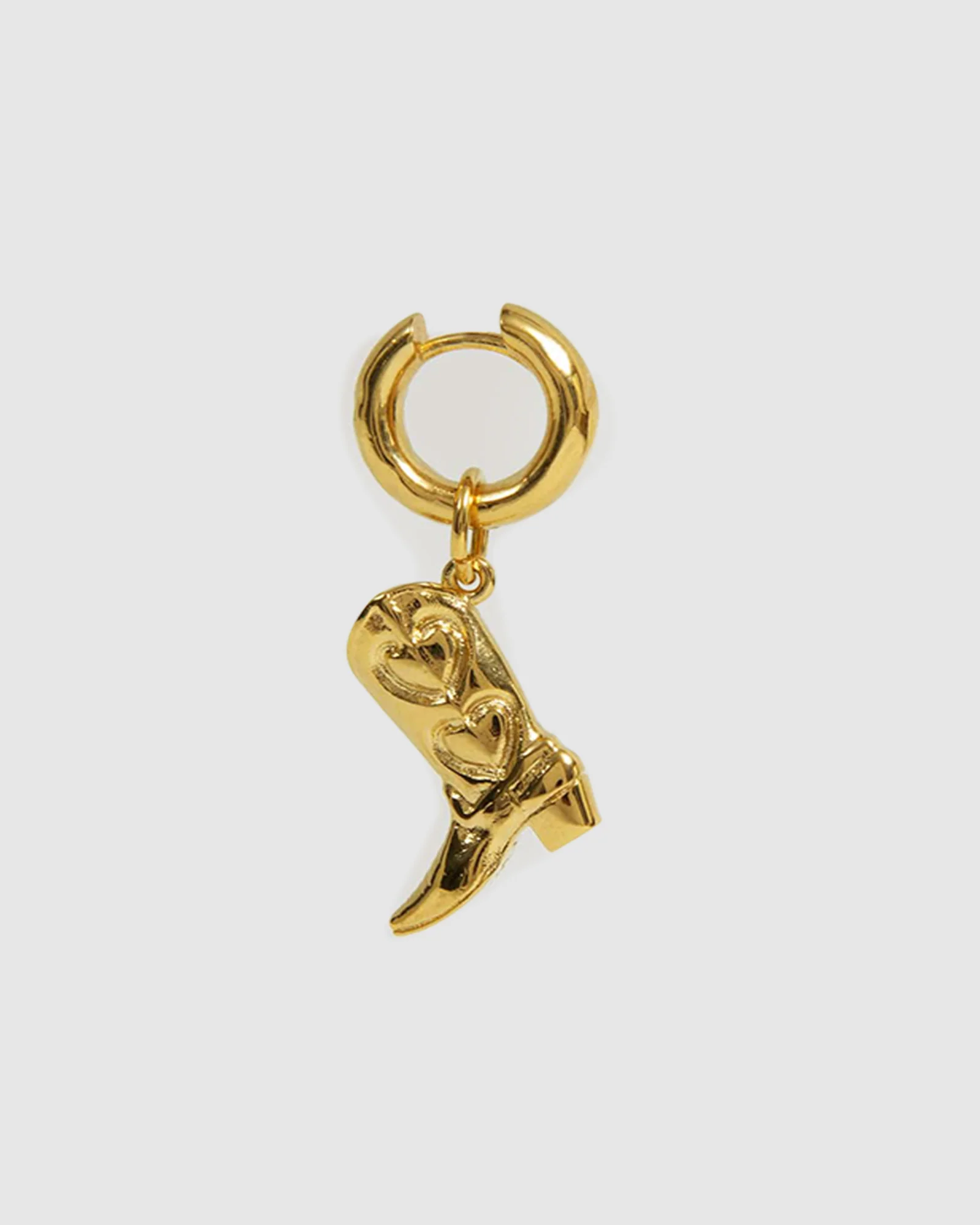 Boots Earrings Gold - Image 2