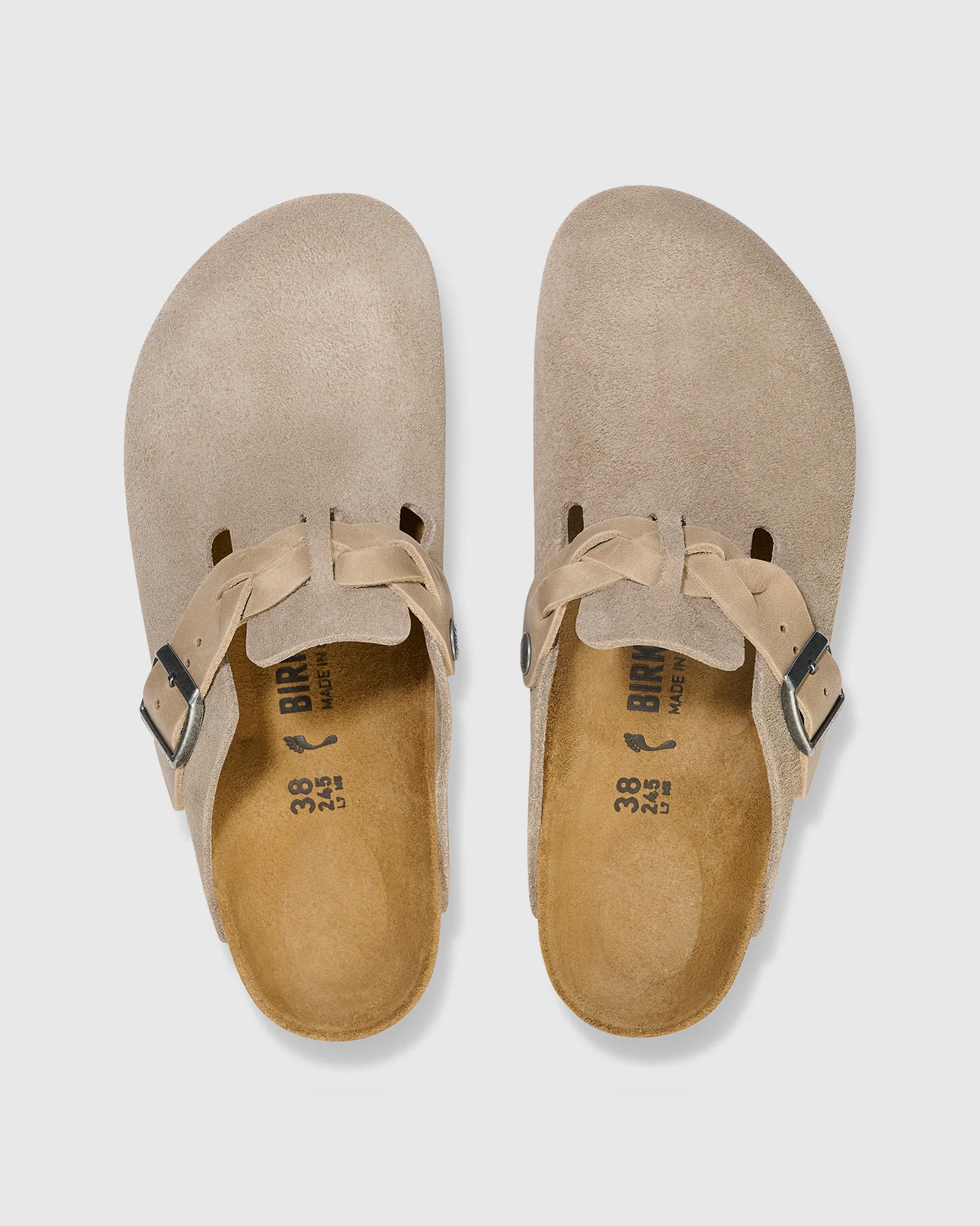 Boston Braided Suede Leather Clog - Image 3