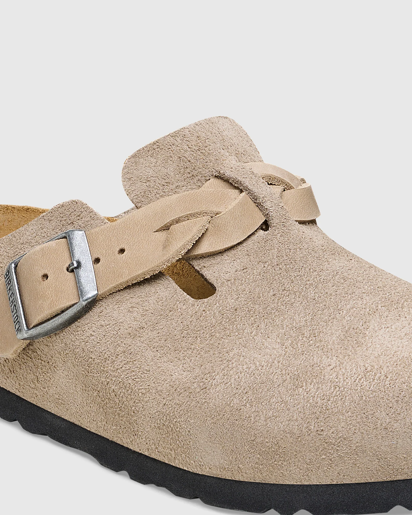 Boston Braided Suede Leather Clog - Image 6