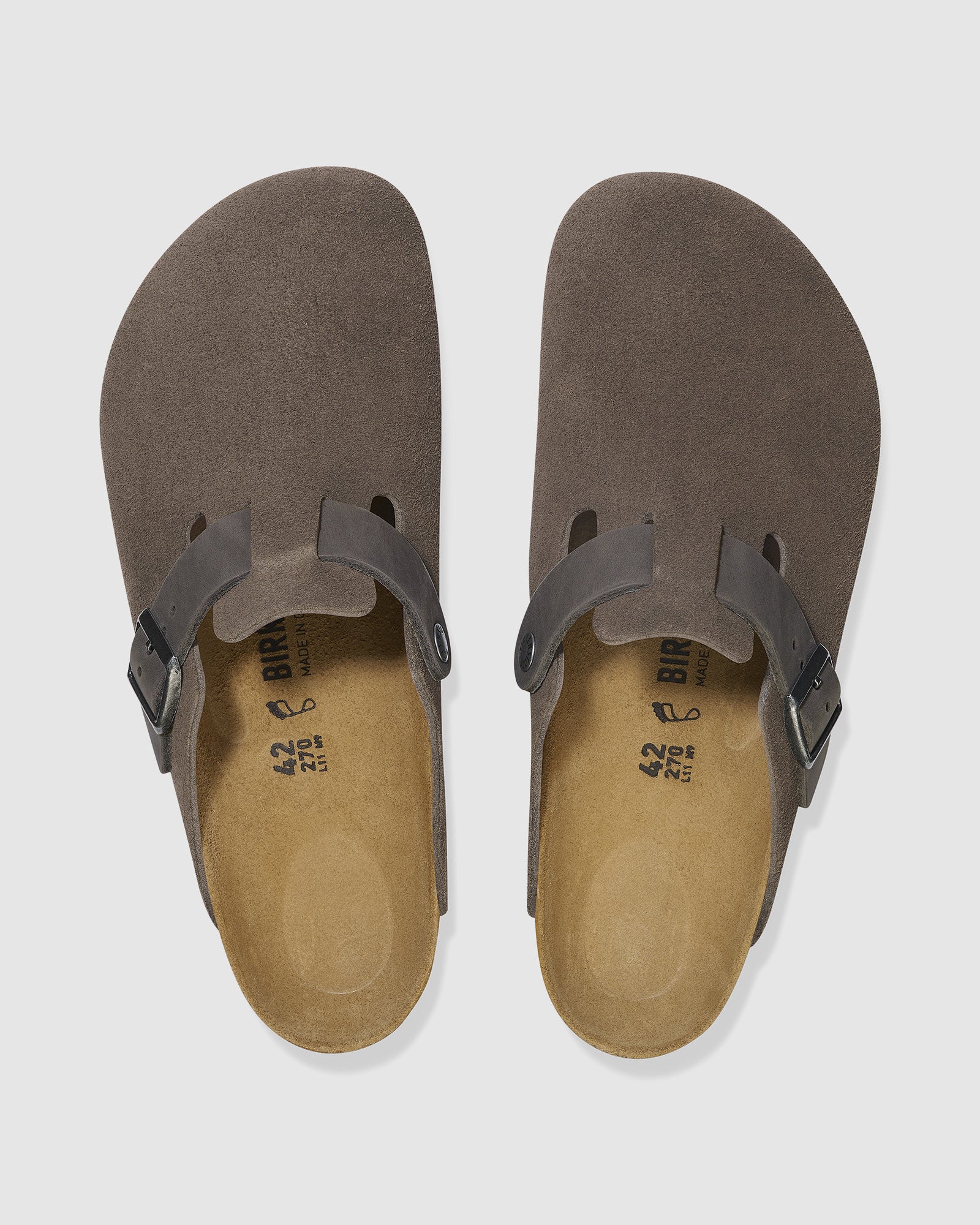 Boston Mixed Leather Clog - Image 4