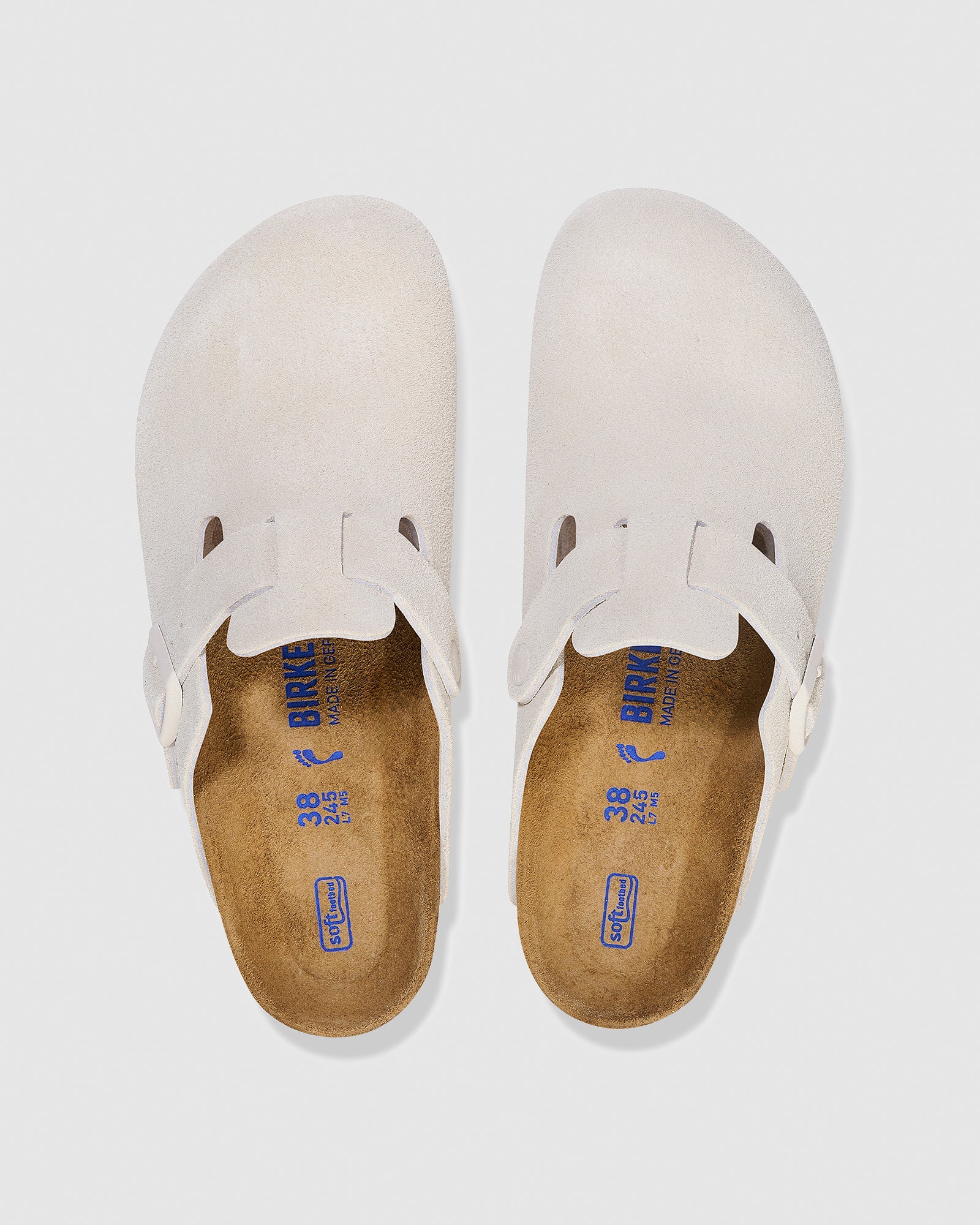 Boston Soft Footbed Suede Leather Clog - Image 3