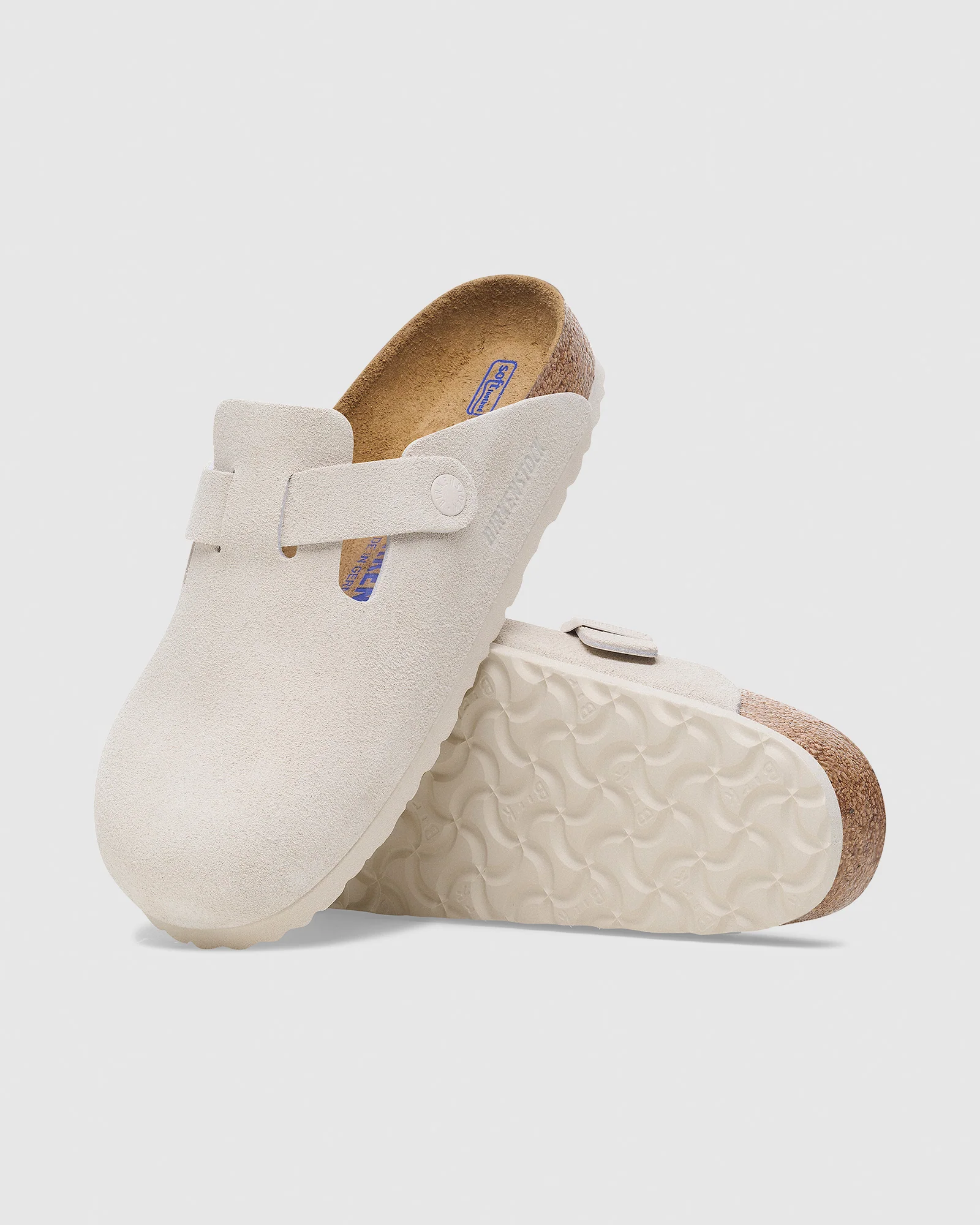 Boston Soft Footbed Suede Leather Clog - Image 4