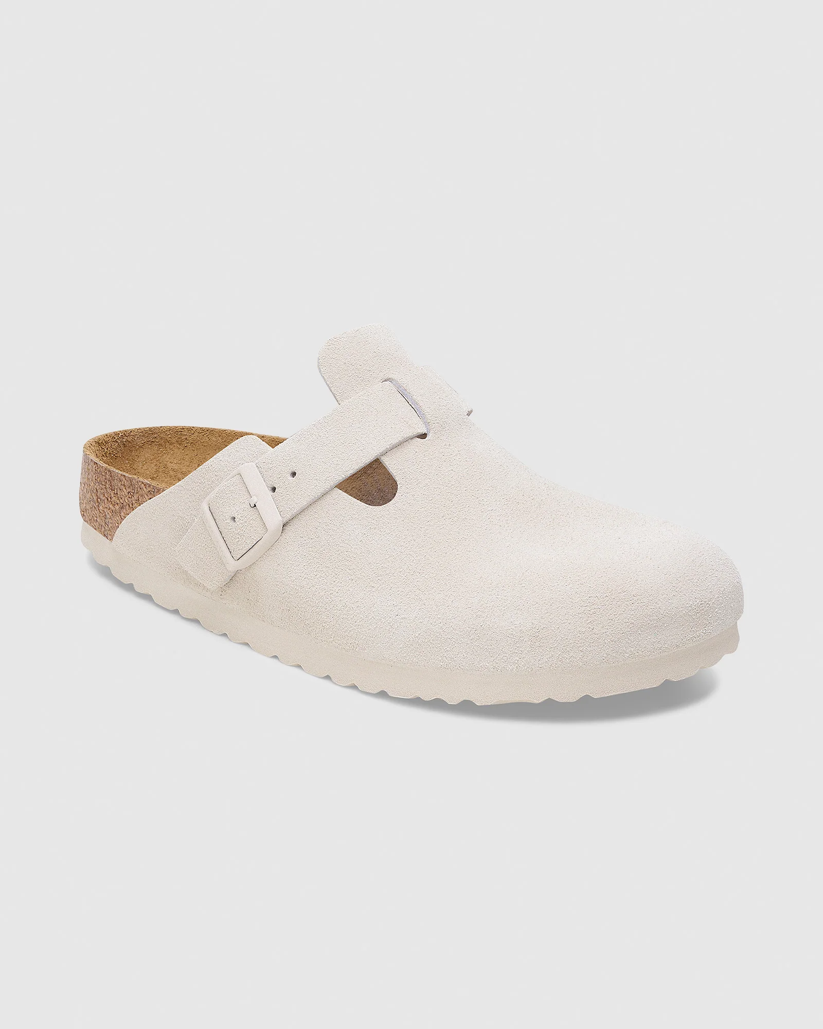 Boston Soft Footbed Suede Leather Clog - Image 5