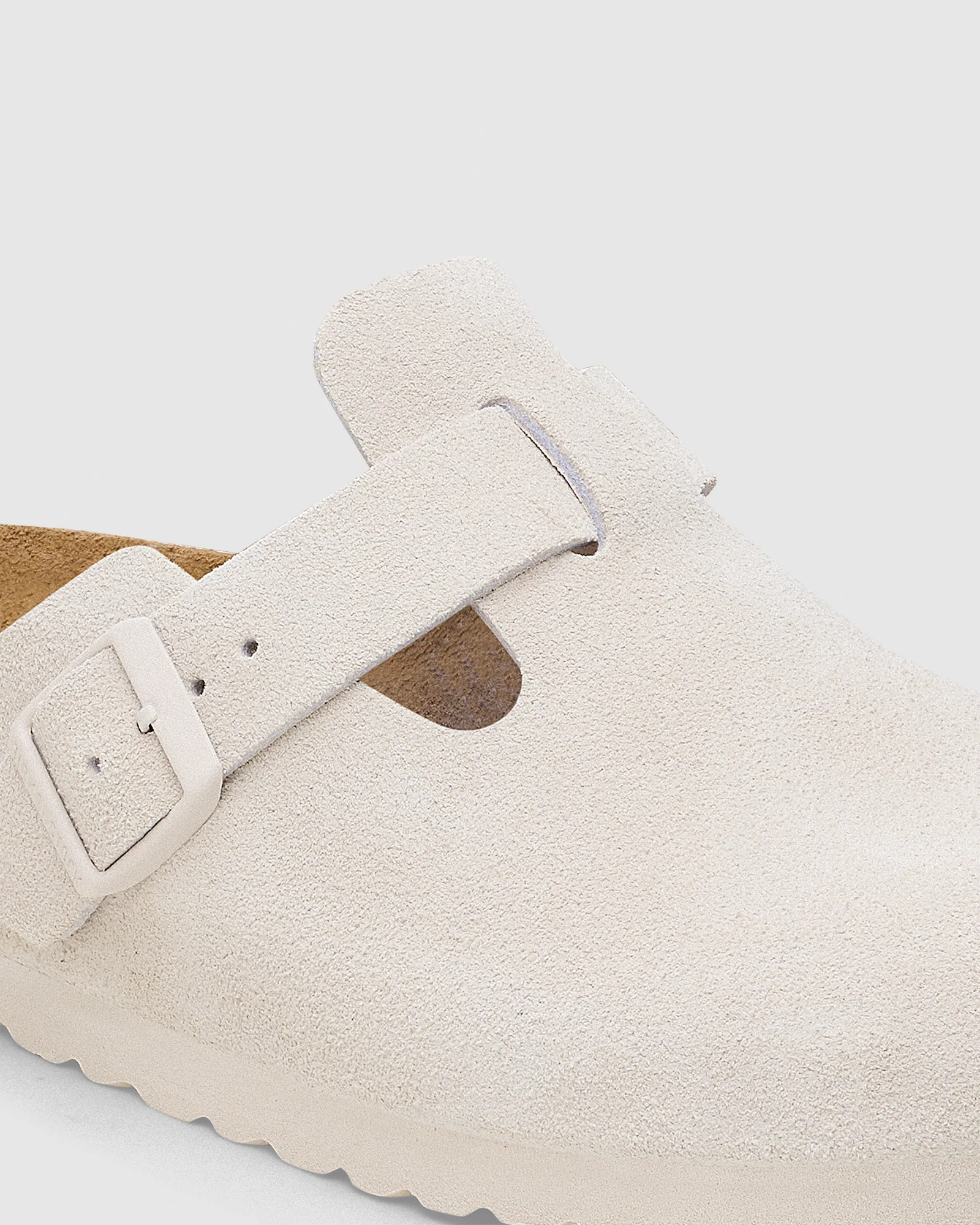 Boston Soft Footbed Suede Leather Clog - Image 6