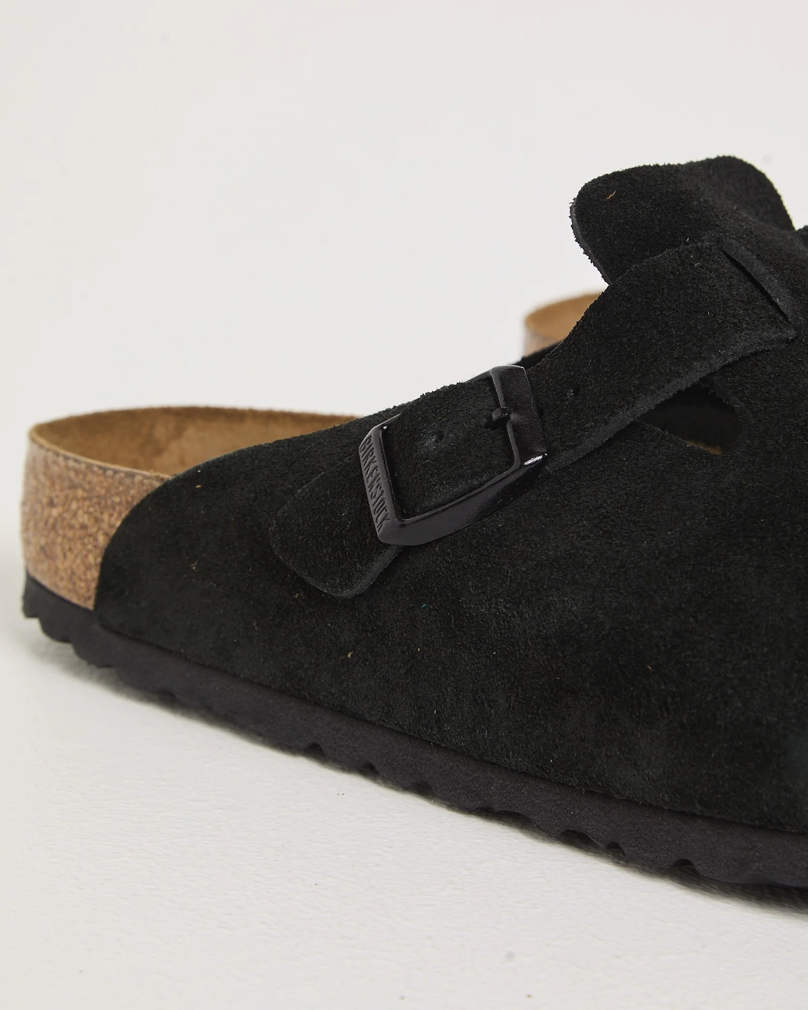 Boston Soft Footbed Suede Leather Clog - Image 4