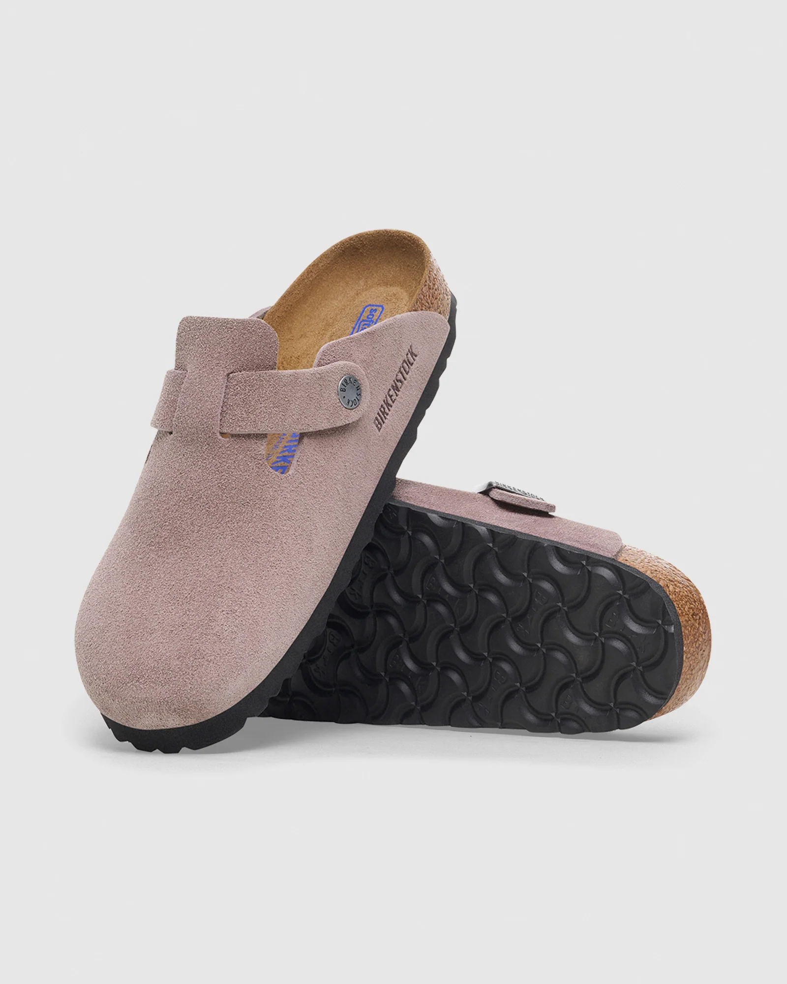 Boston Soft Footbed Suede Leather Sandals - Image 6