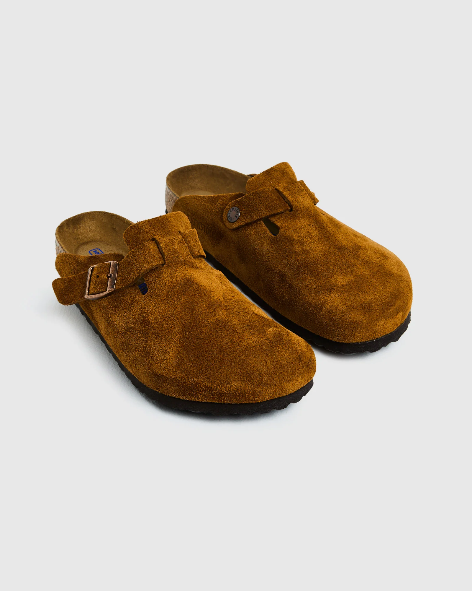 Boston Soft Footbed Suede Leather Sandals - Image 3