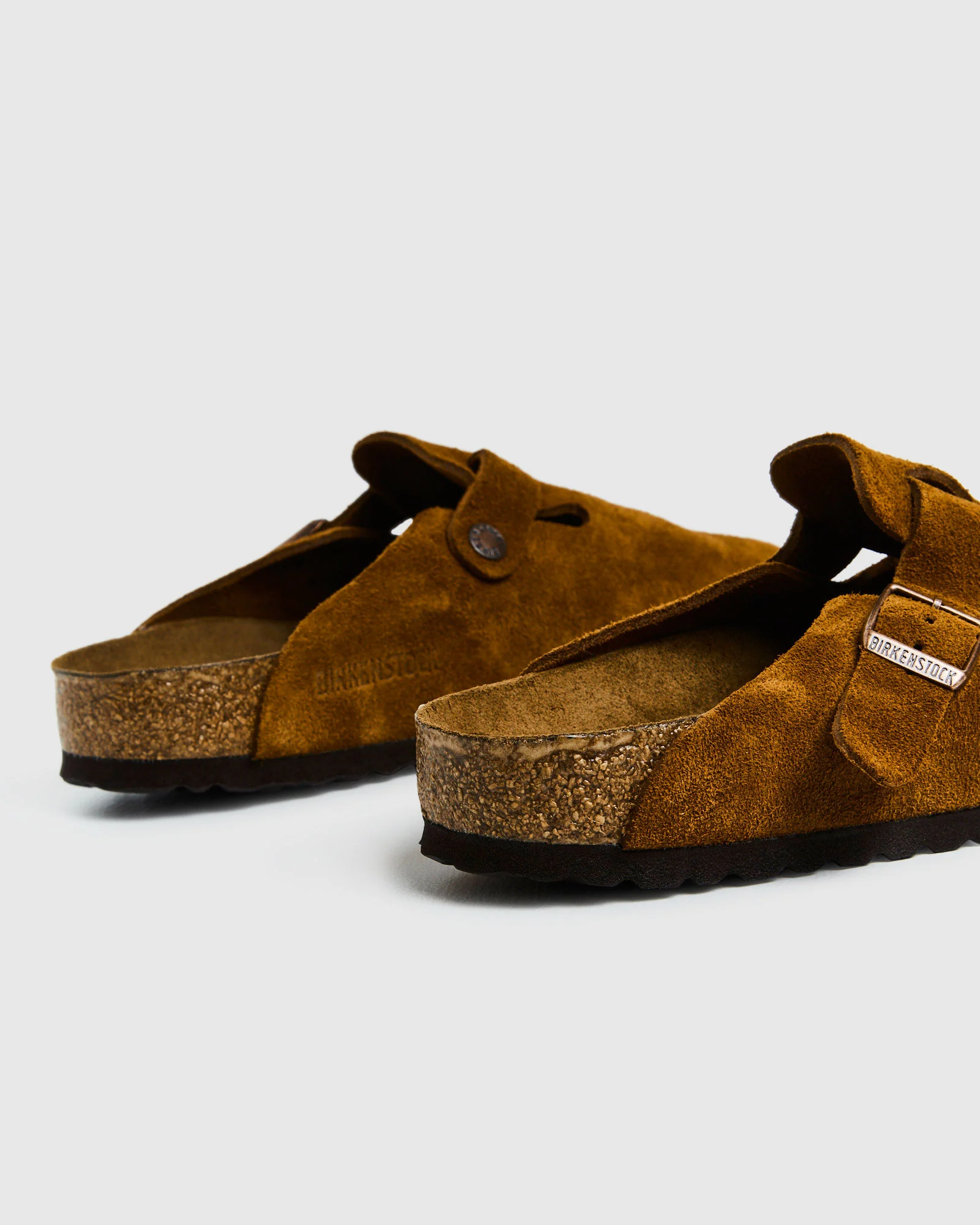 Boston Soft Footbed Suede Leather Sandals - Image 5