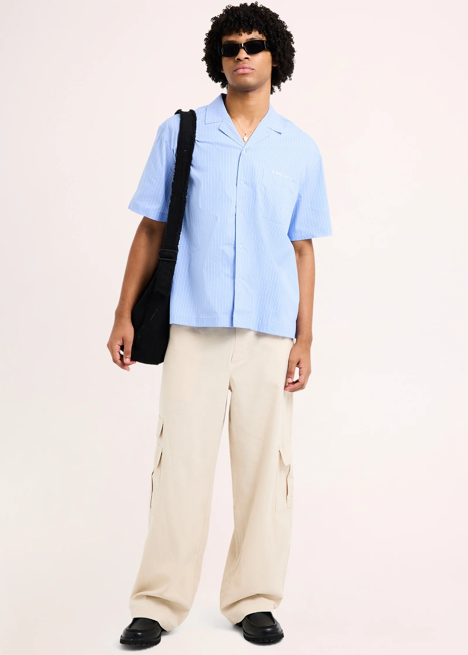 Box Striped Short Sleeve Shirt - Image 3