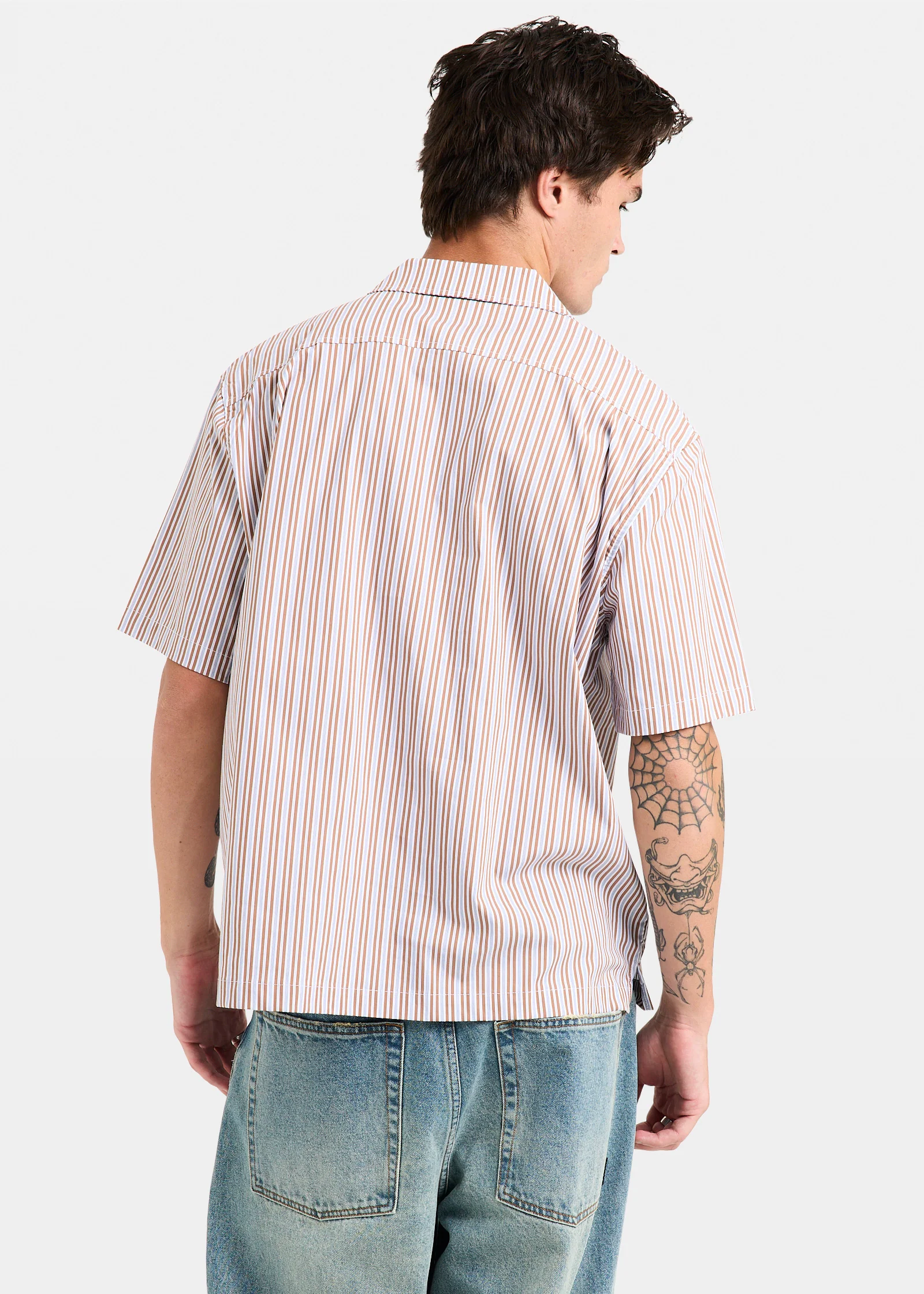 Box Striped Short Sleeve Shirt - Image 2
