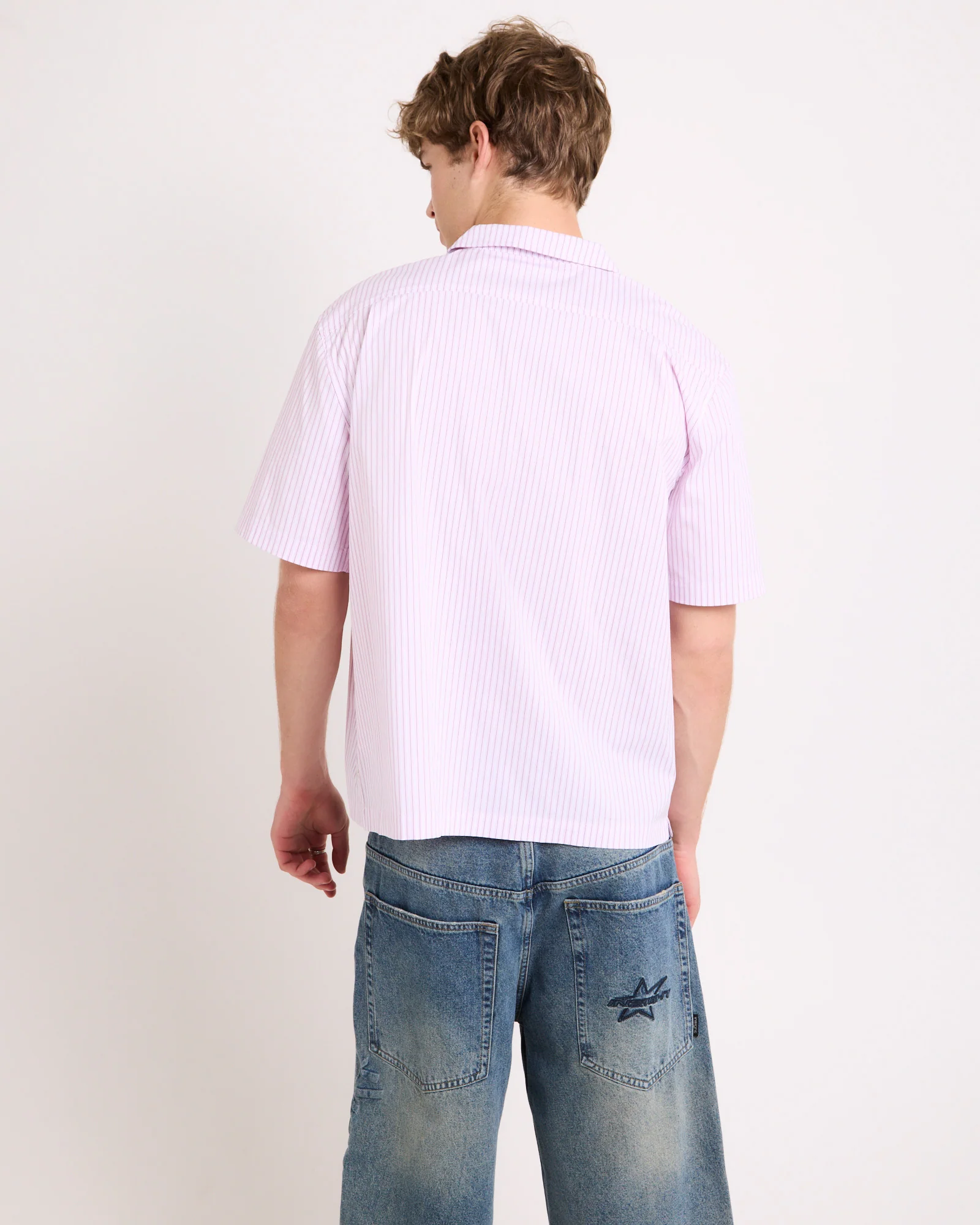 Box Striped Short Sleeve Shirt - Image 3