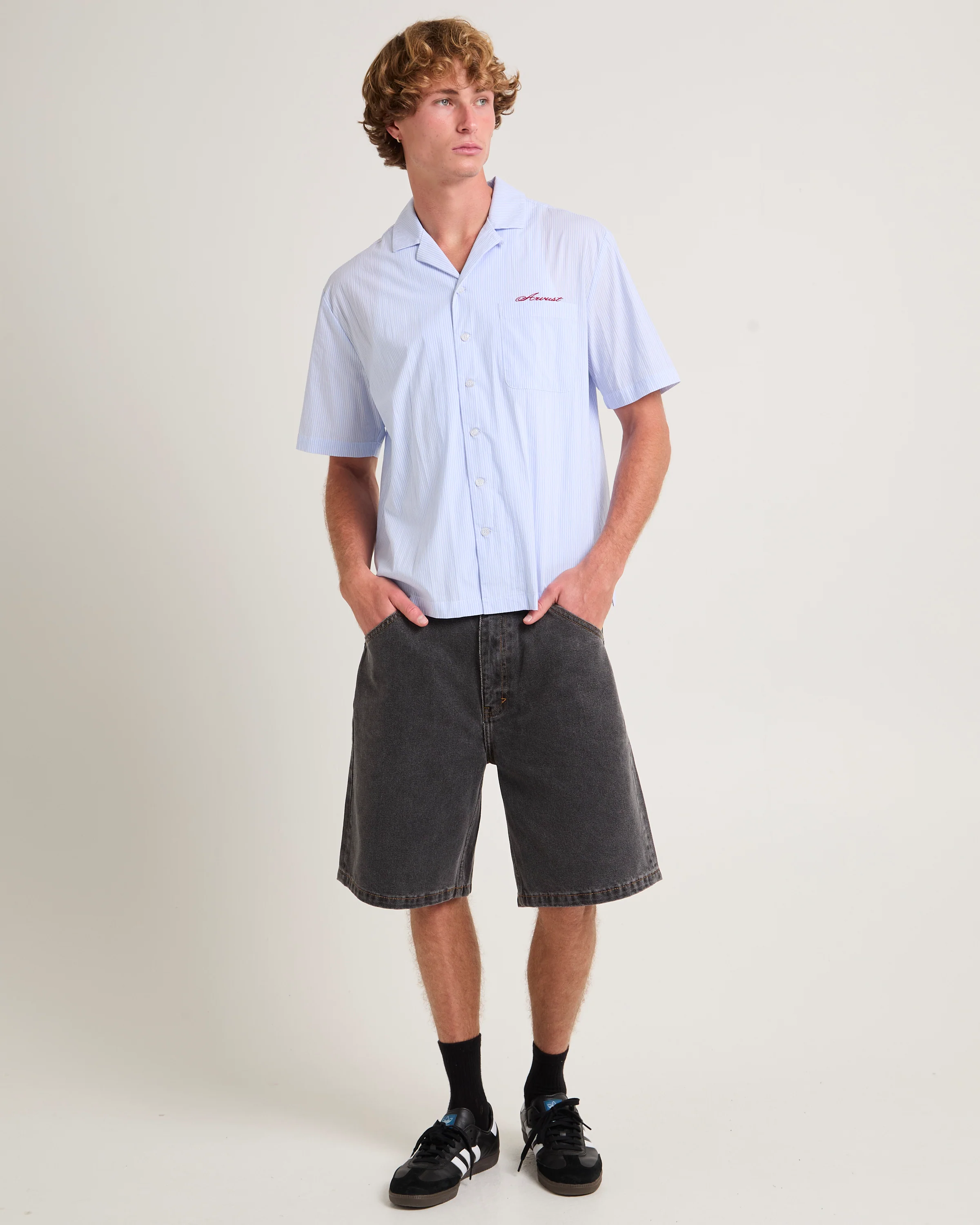 Box Striped Short Sleeve Shirt - Image 3