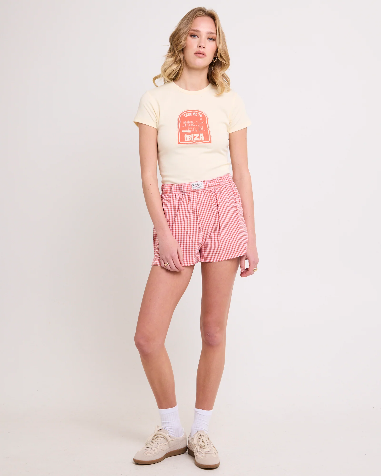 BDG Gingham Boxer Shorts - Image 2