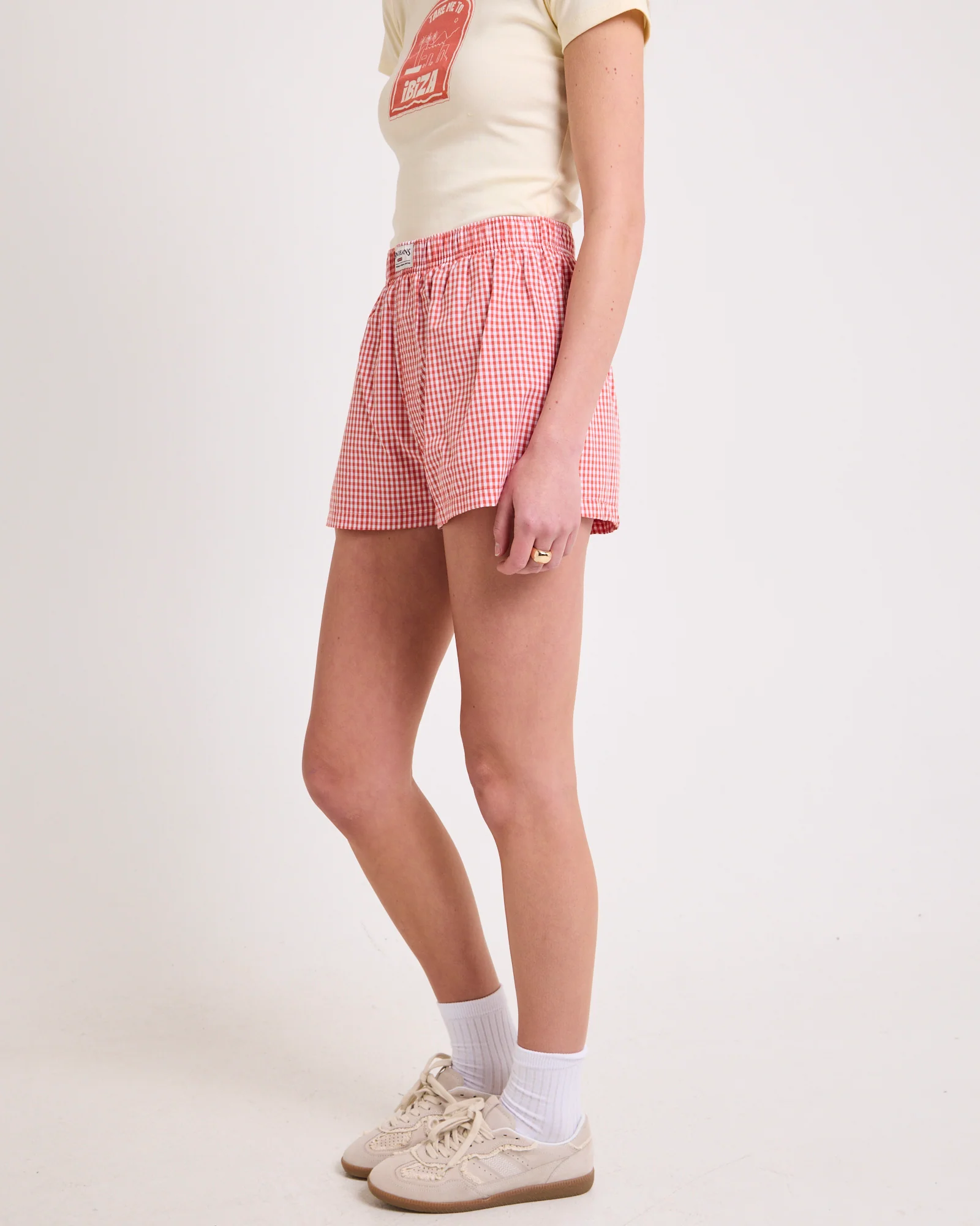 BDG Gingham Boxer Shorts - Image 3