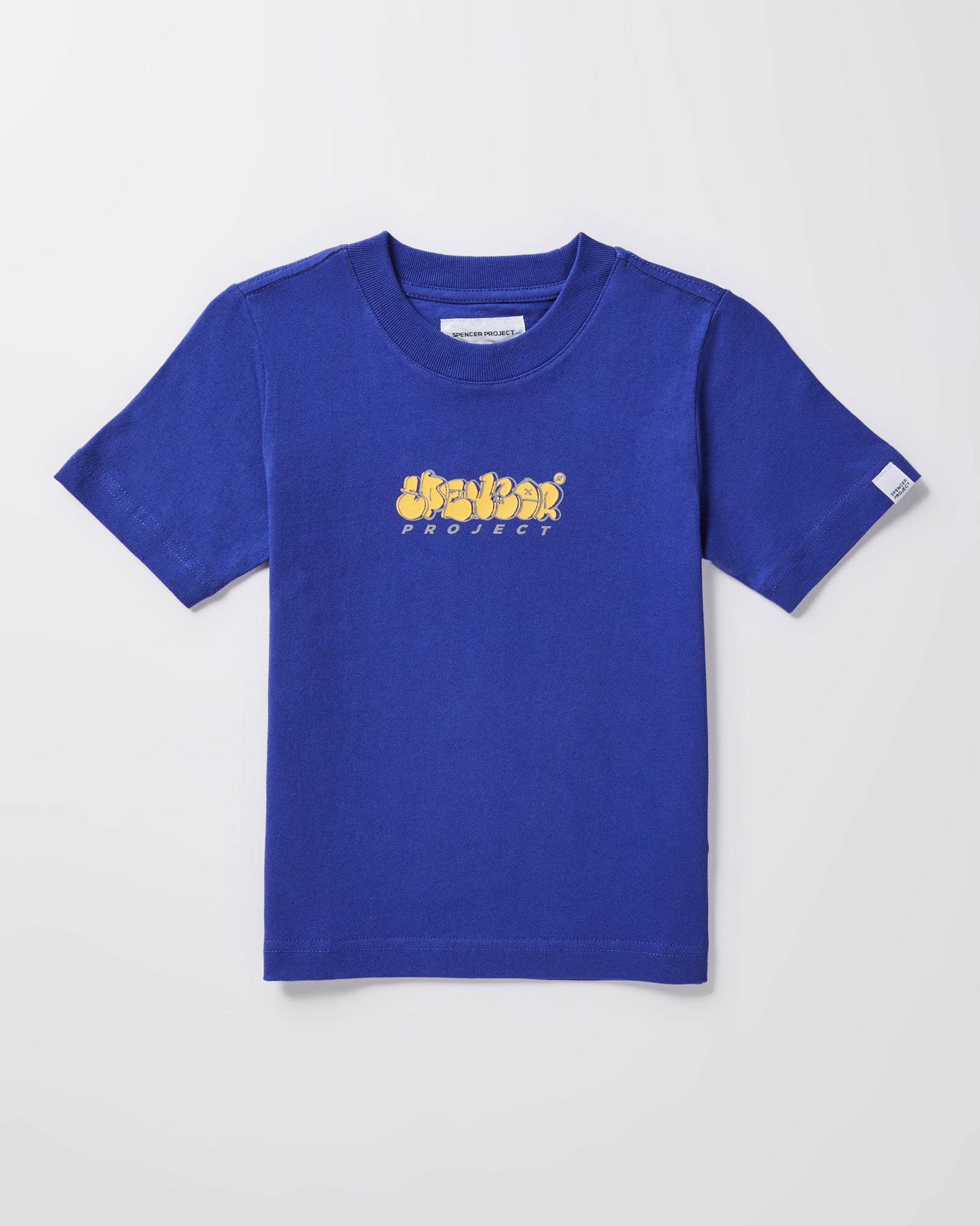 Boys Graffer Short Sleeve T-Shirt in Navy - Image 2