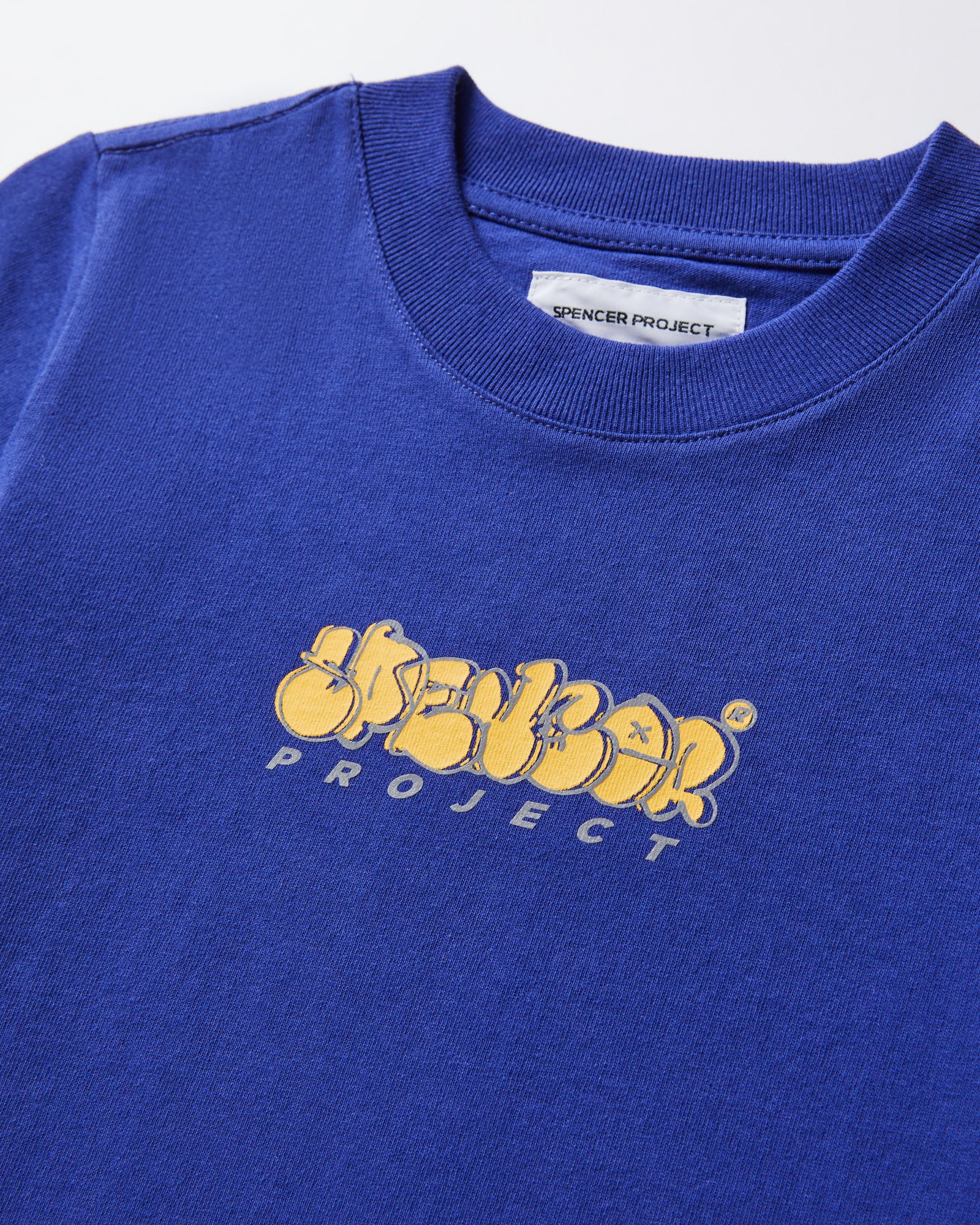 Boys Graffer Short Sleeve T-Shirt in Navy - Image 4