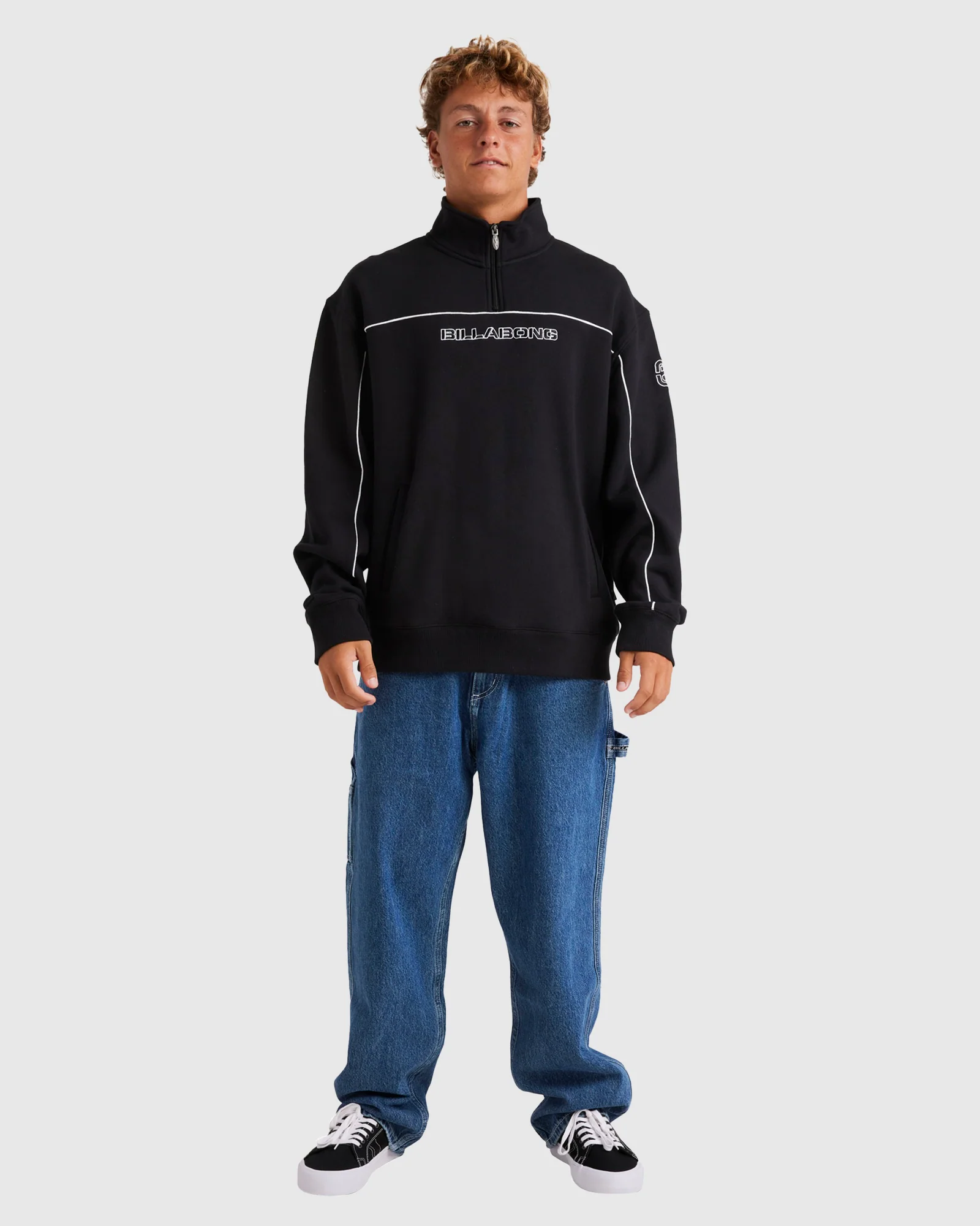 Bracket 1/4 Zip Mock Neck Pullover - Image 3