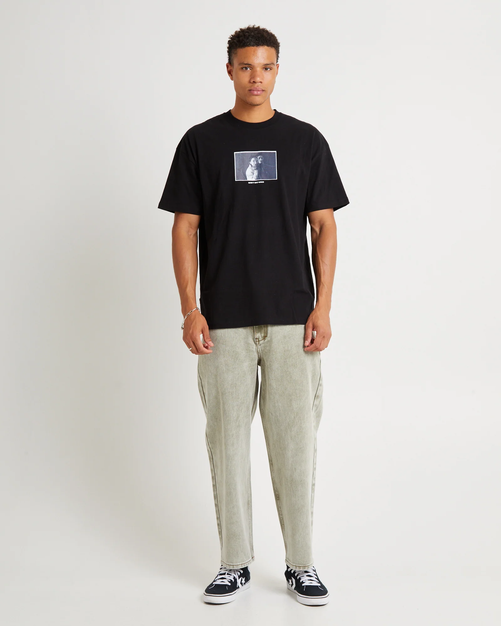 Brat Short Sleeve T-Shirt Washed Black - Image 3