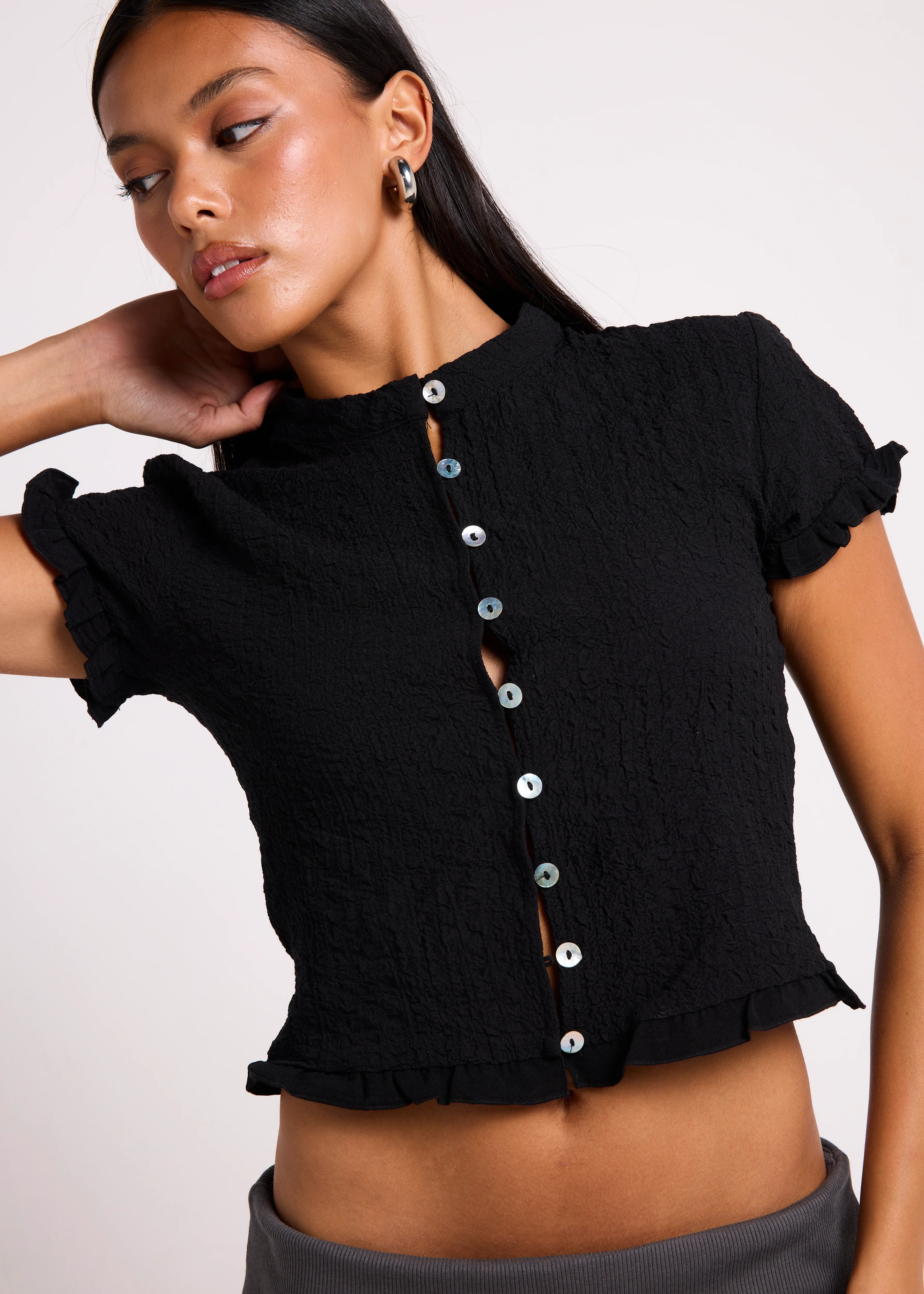 Brenda Buttoned Short Sleeve Shirt - Image 6