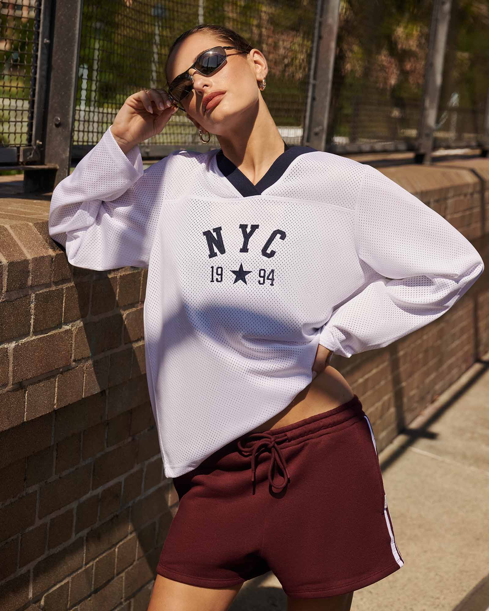 Brianna Mesh Sports Long Sleeve T-Shirt - Image 2