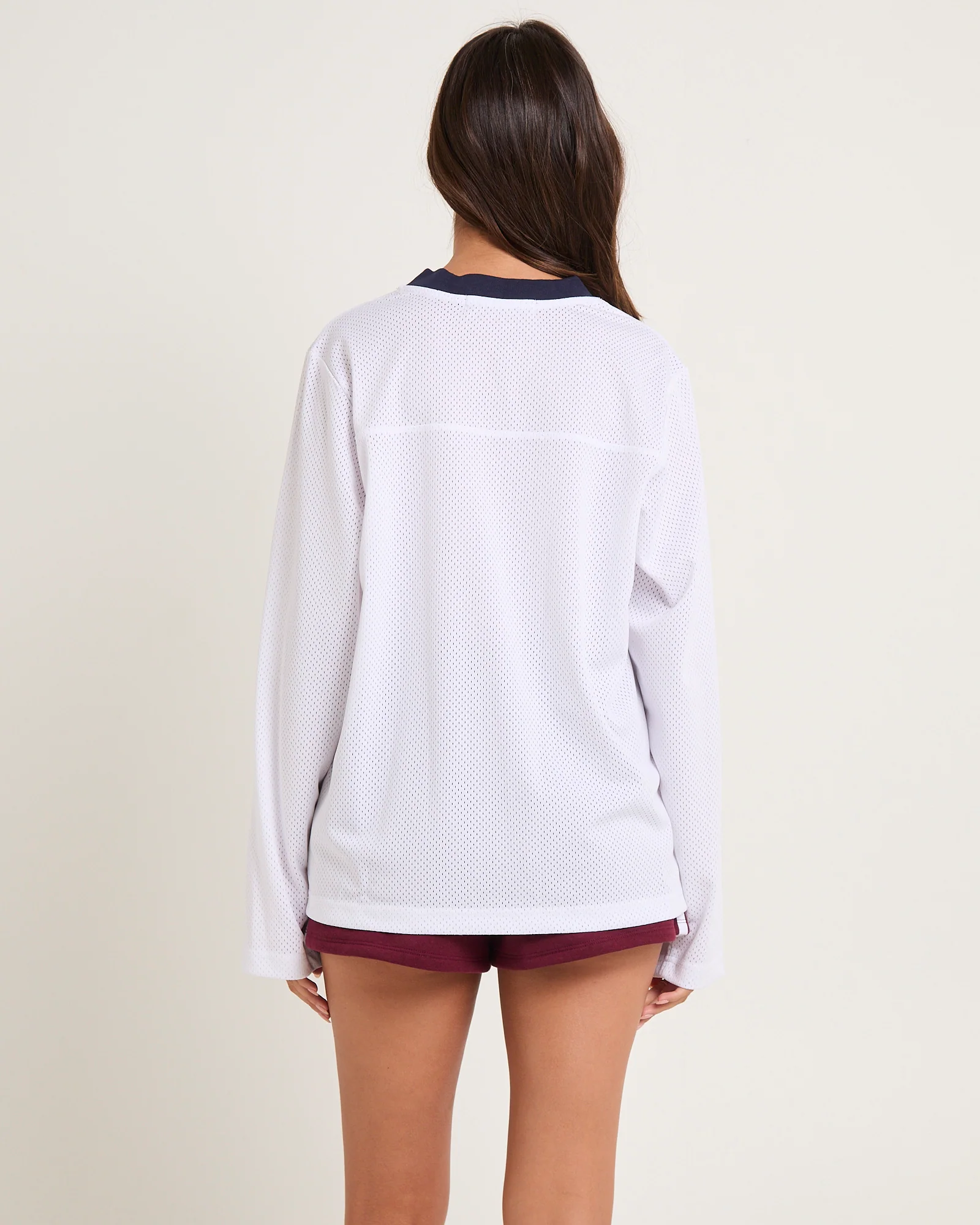 Brianna Mesh Sports Long Sleeve T-Shirt - Image 4