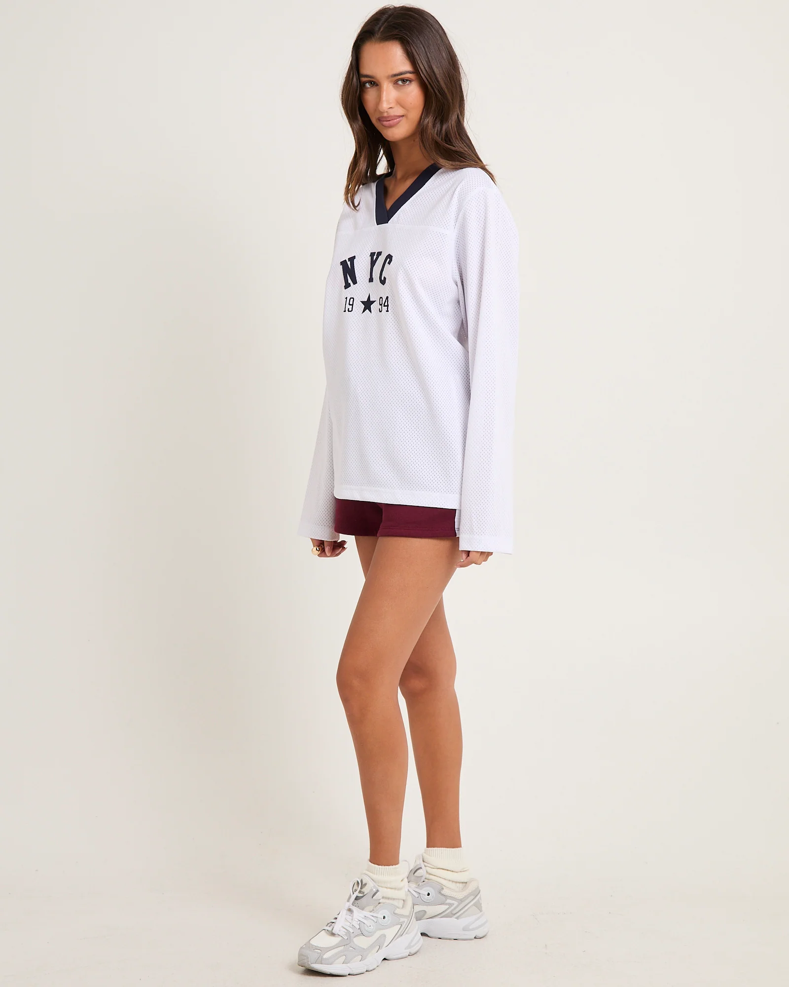 Brianna Mesh Sports Long Sleeve T-Shirt - Image 6