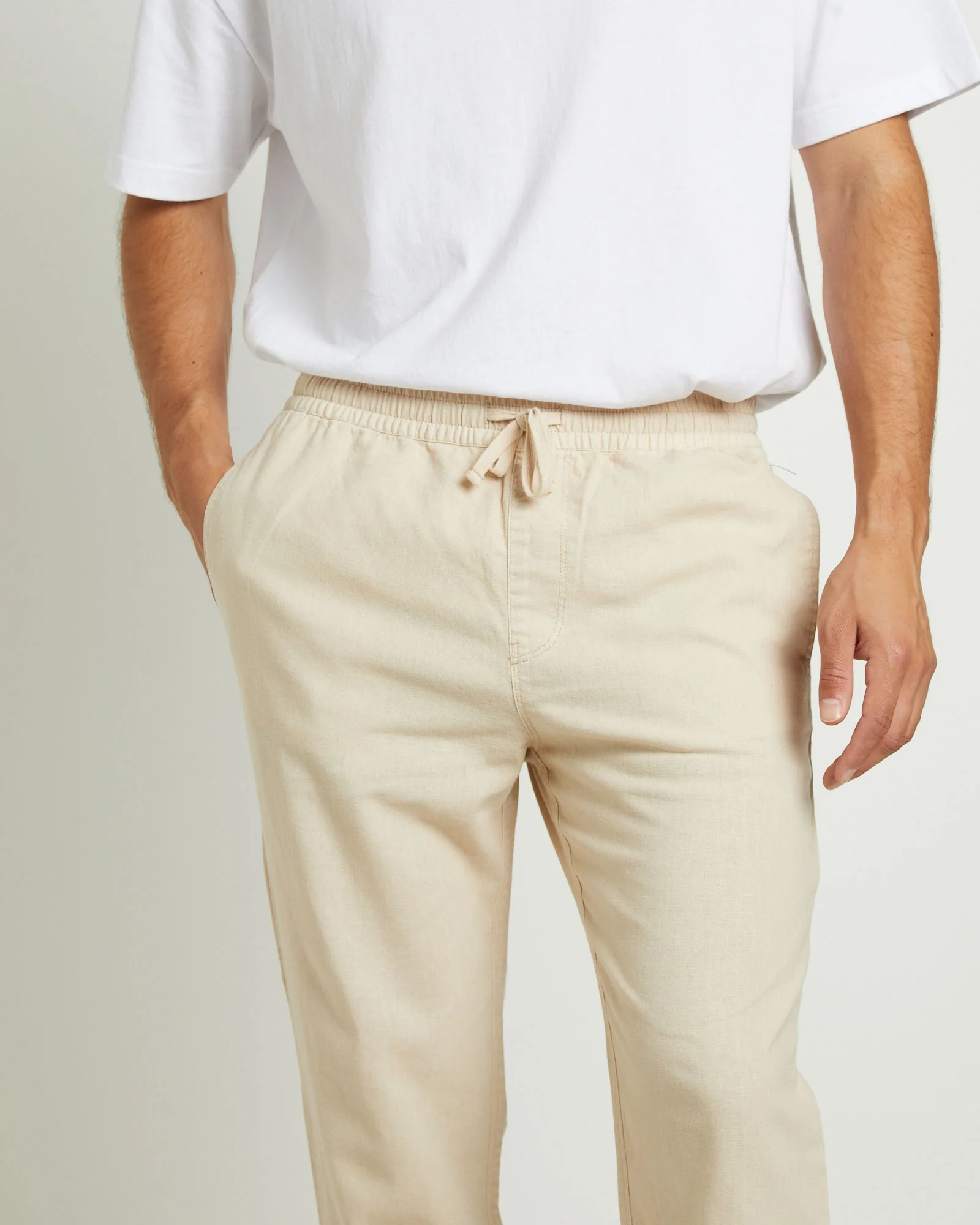 Brody Linen Pants Natural - Image 5