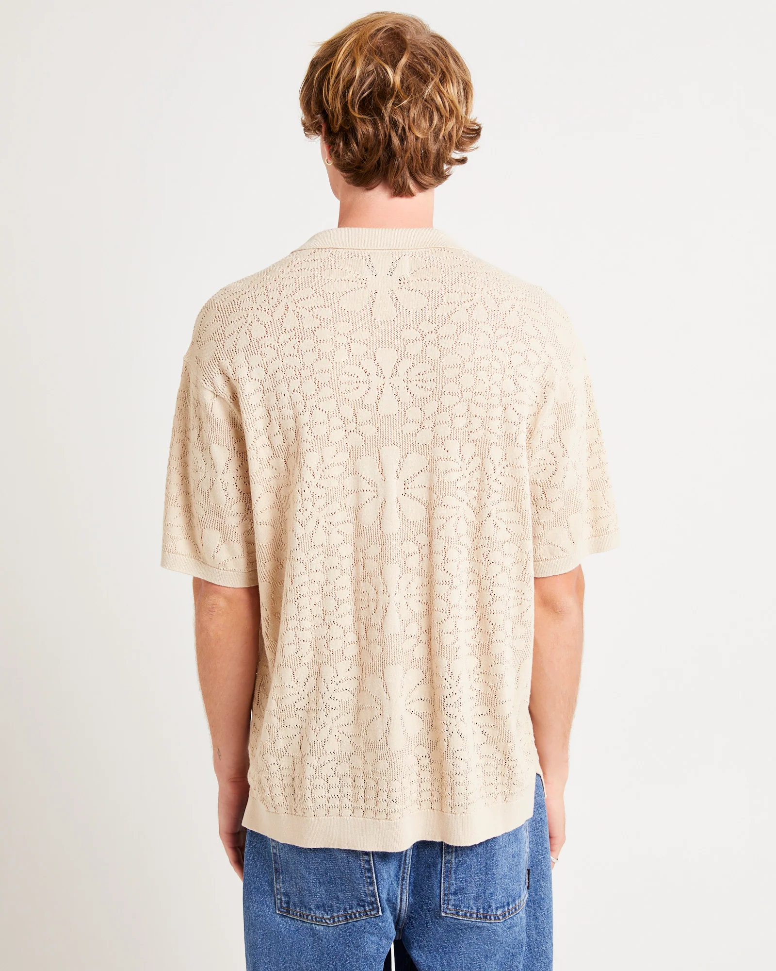 Bronson Knitted Short Sleeve Resort Shirt - Image 2