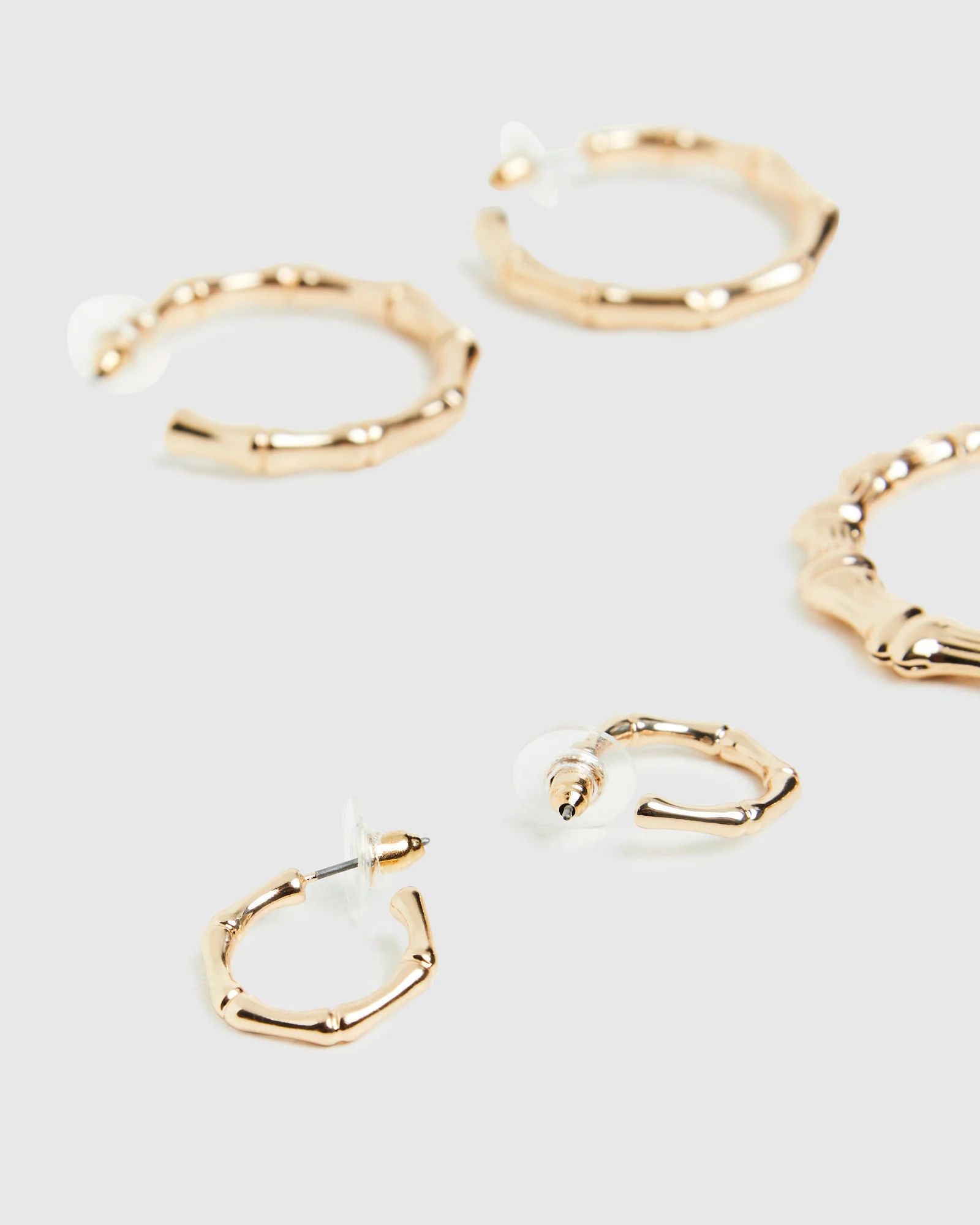 Bronte Bamboo Hoops Multi Pack Gold - Image 5