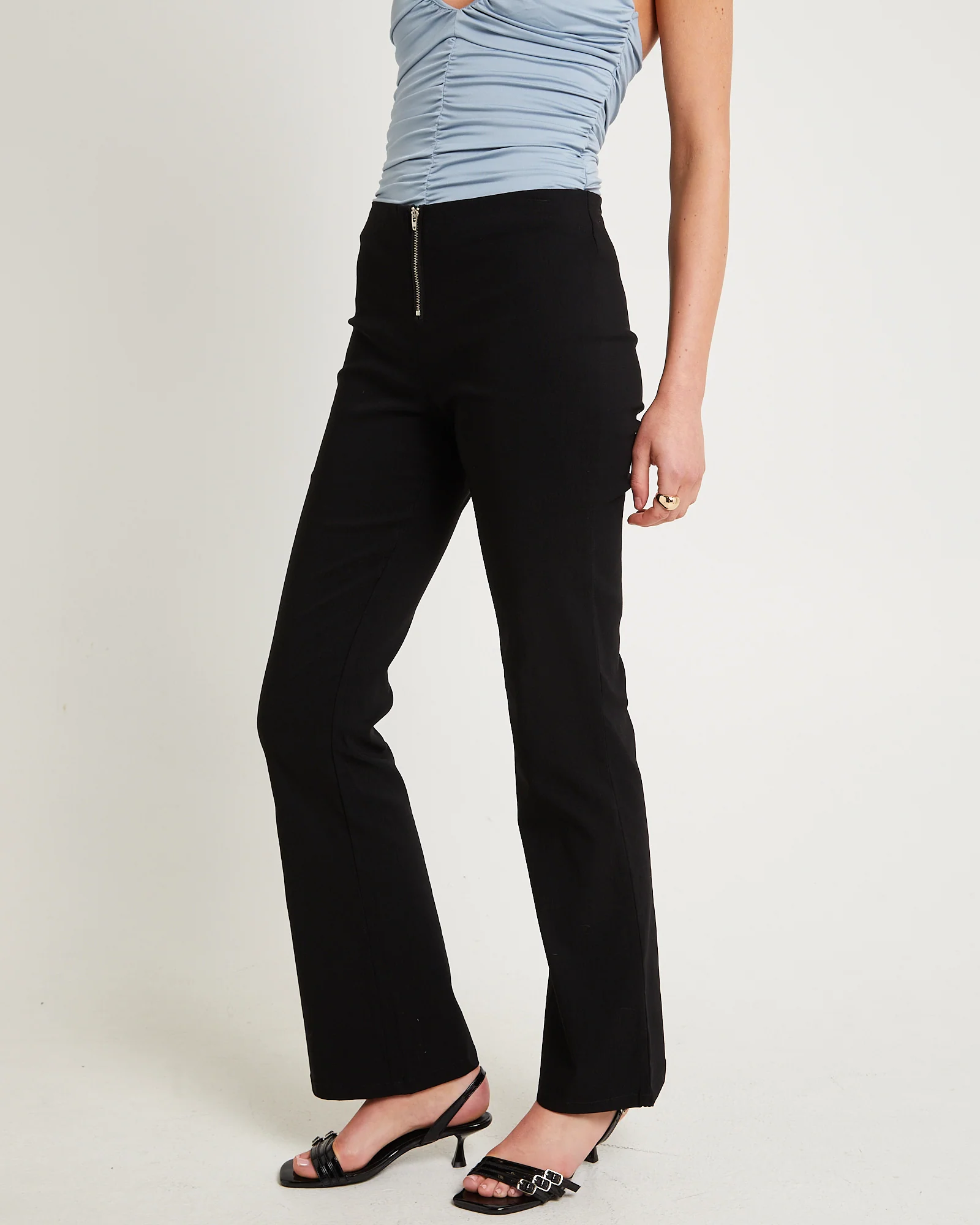 Brooklyn Bengaline Zip Pants - Image 3