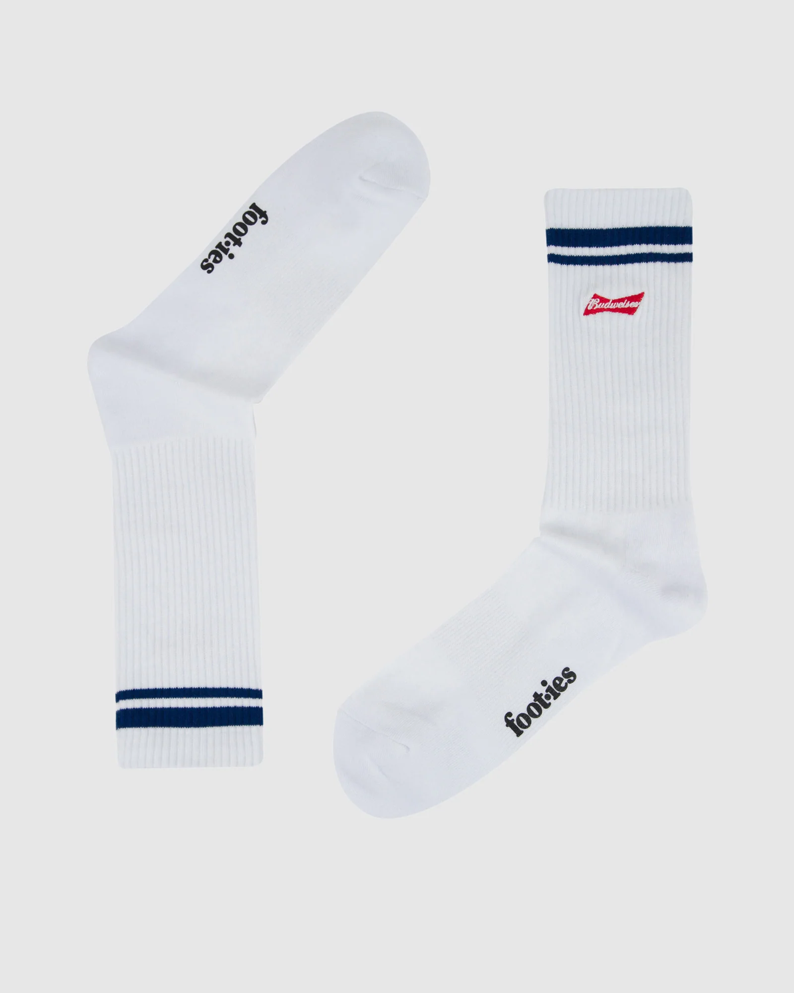 Budweiser Slogan Sneaker Socks 2 Pack - Image 3