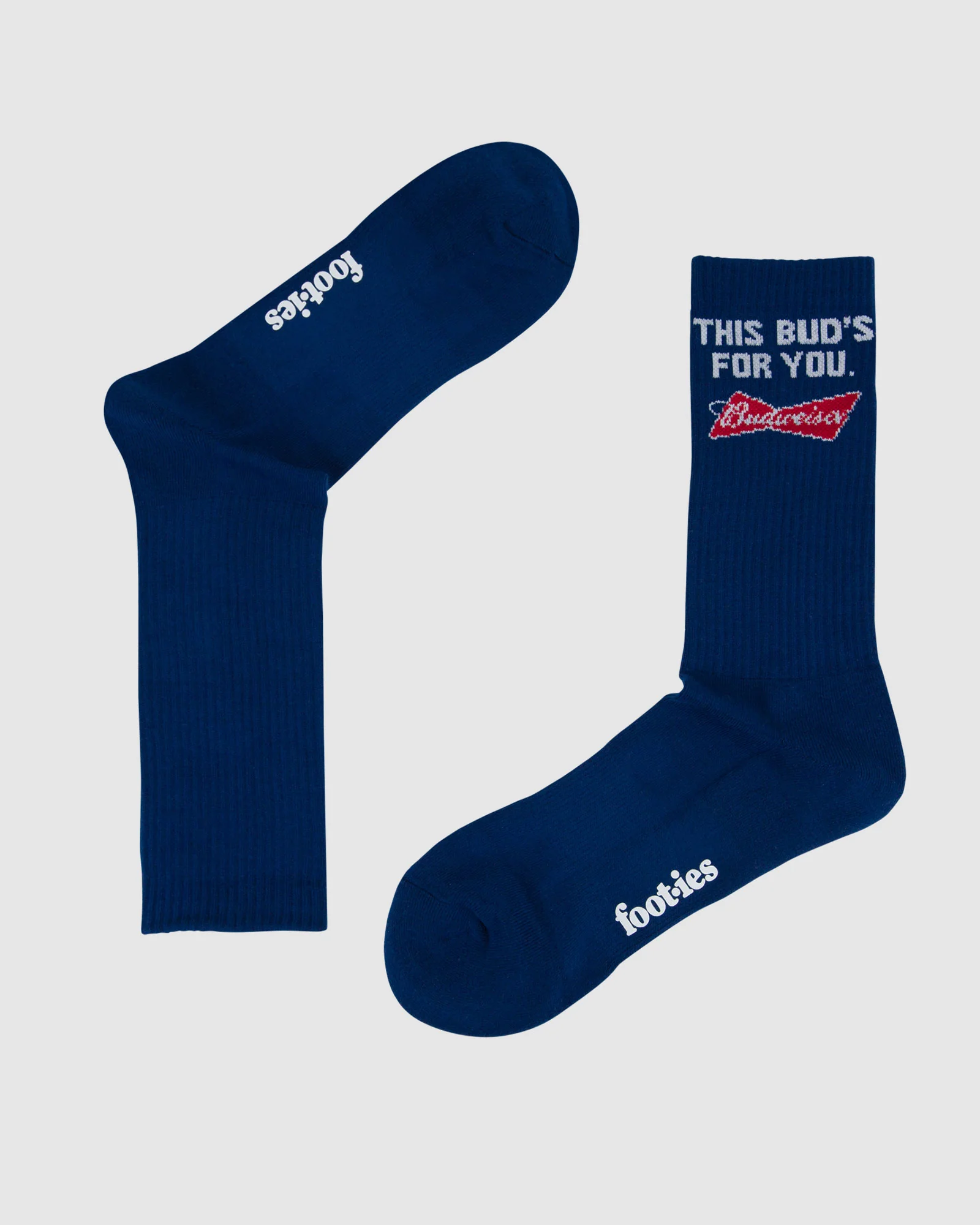 Budweiser Slogan Sneaker Socks 2 Pack - Image 4