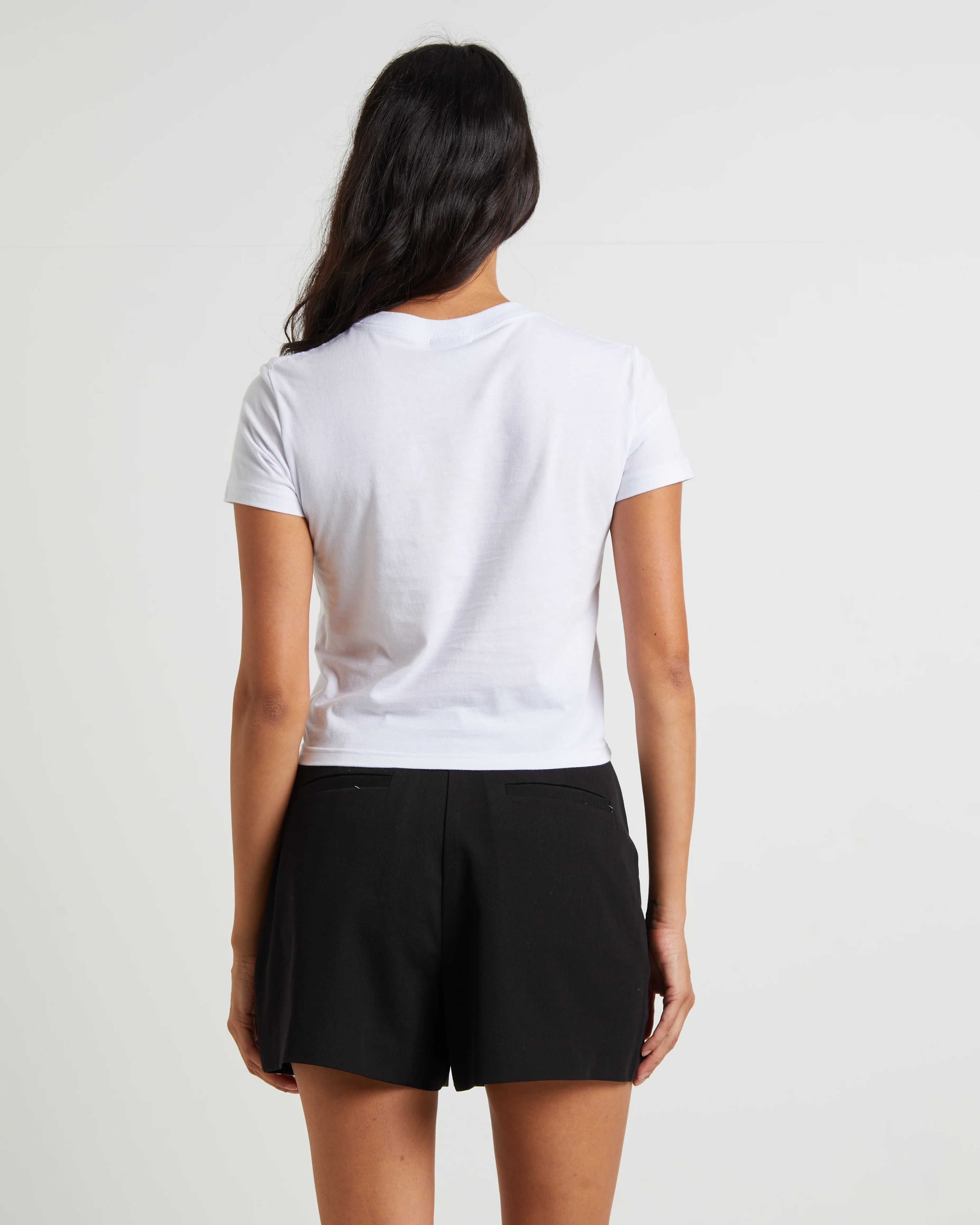 Bull Dog Slim Tee in White - Image 2
