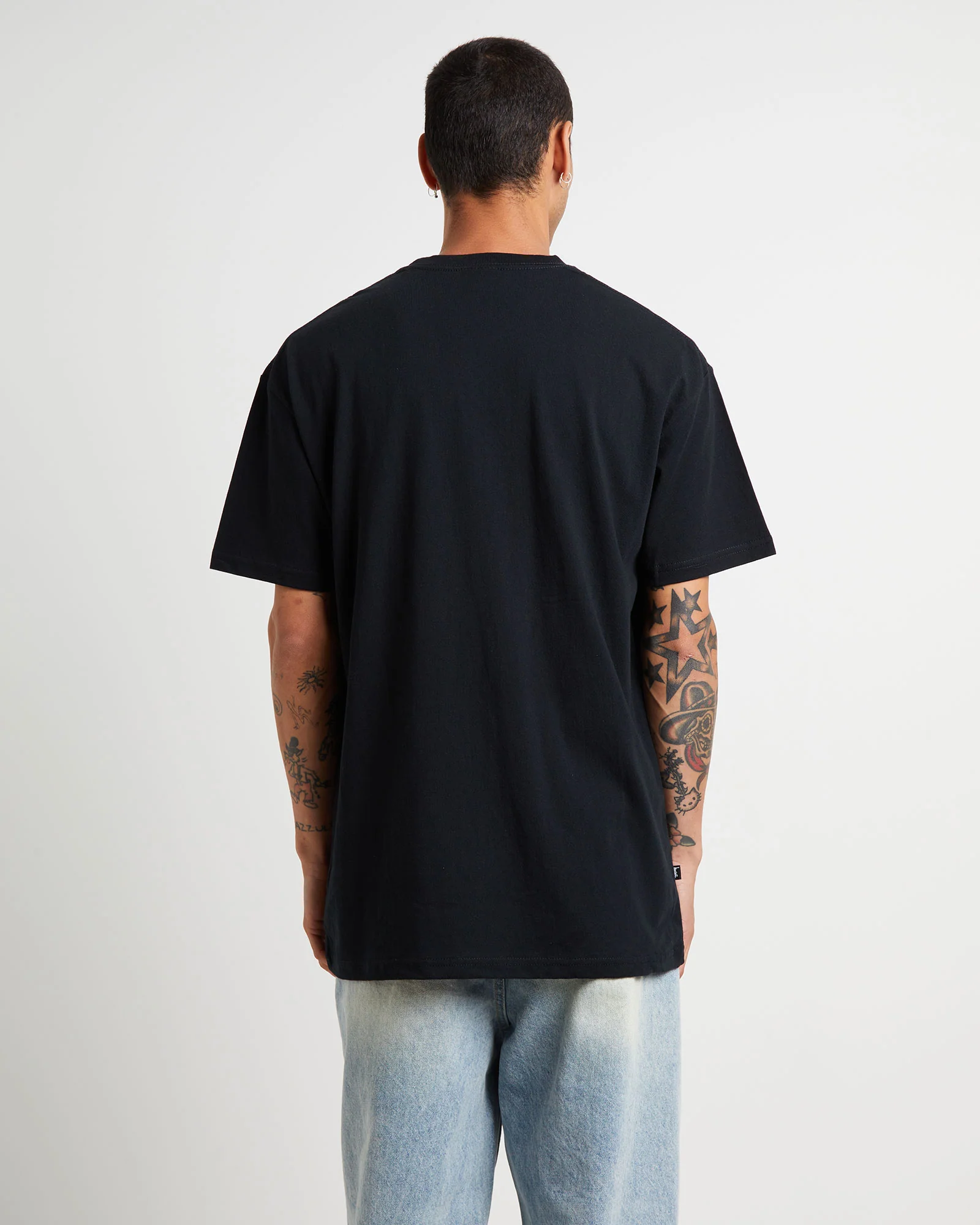 Bulldog Short Sleeve T-Shirt in Black - Image 2