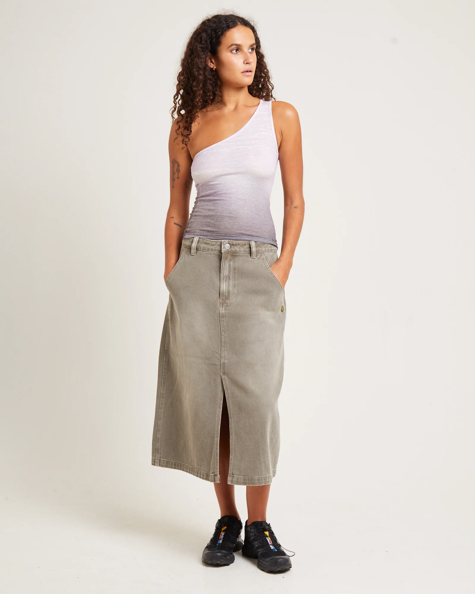 Burning Hour One Shoulder Top - Image 3